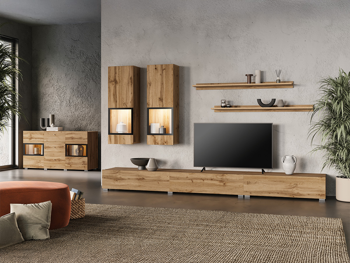 Set de living Serodeu 100 (Stejar Wotan)