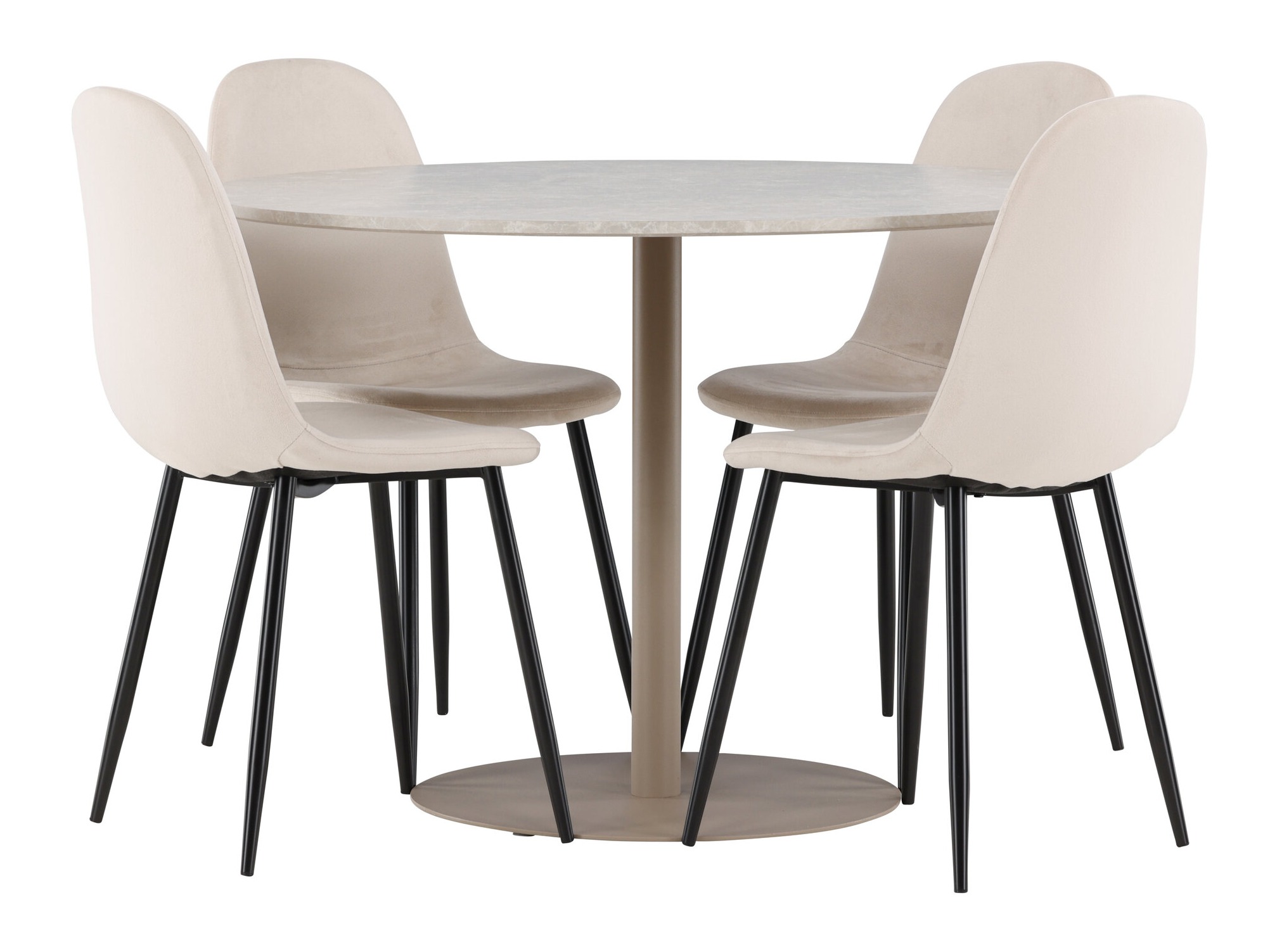 Set de mese Dallas 4867 (Negru + Bej)
