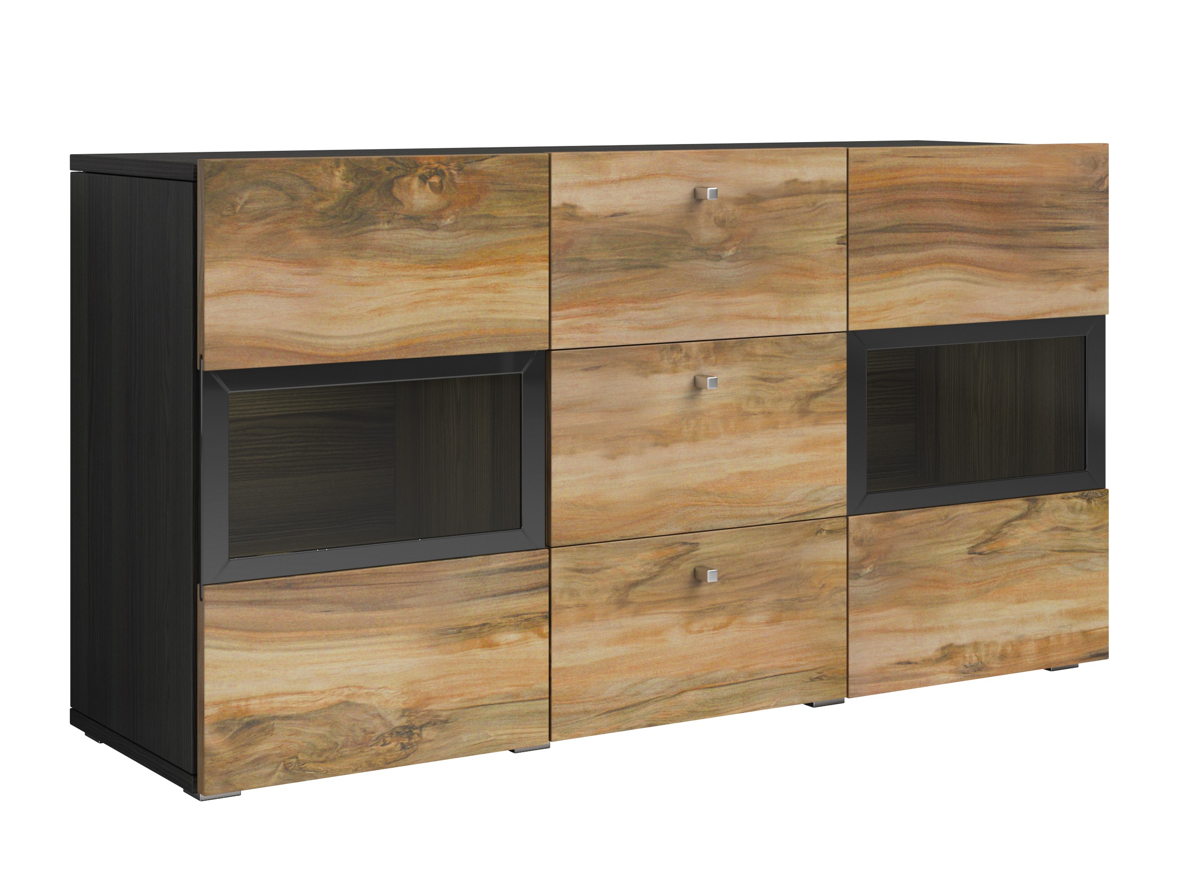 Comodă Serodeu 101 (Nuc + Maro închis)