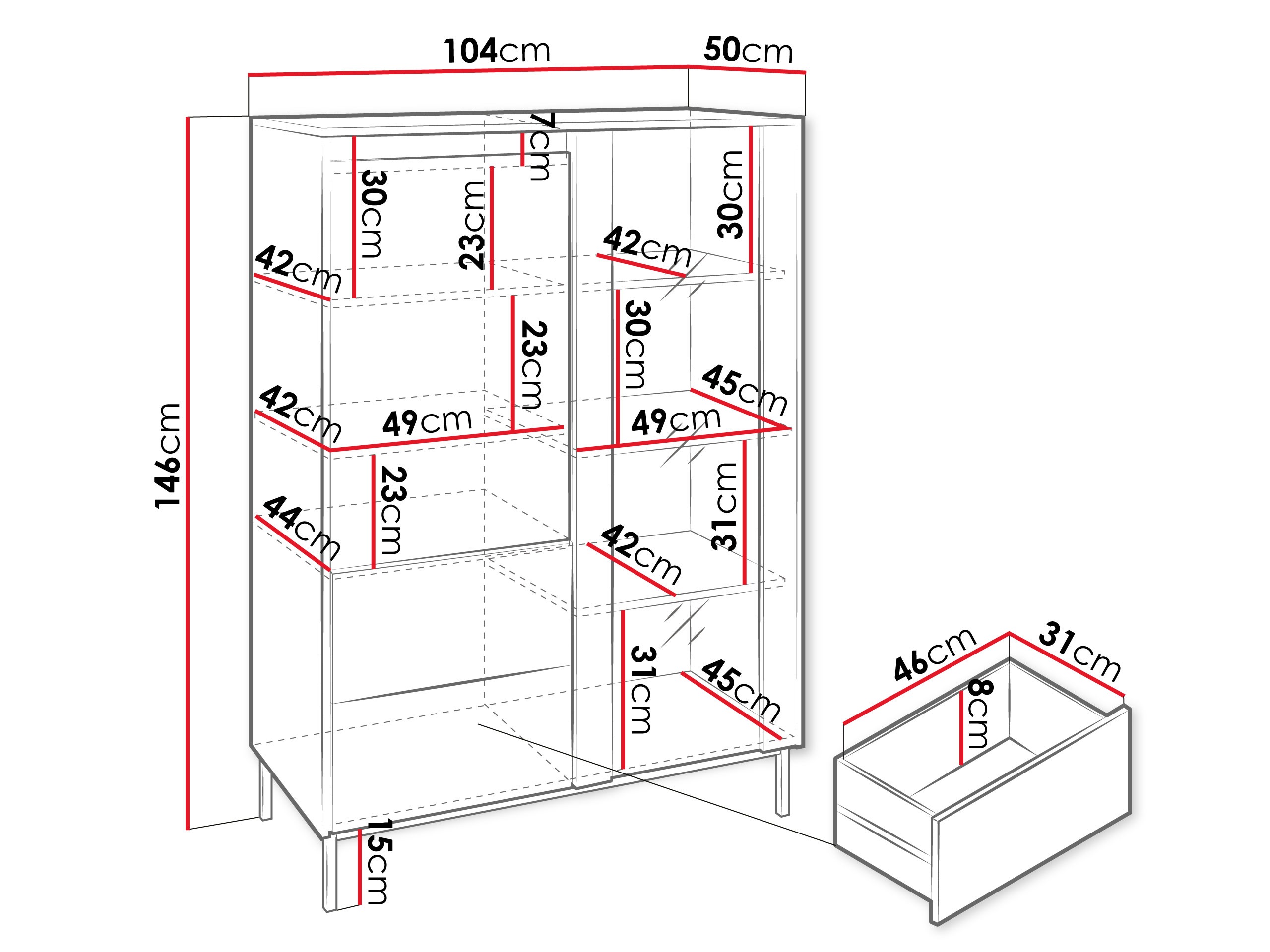 Raft Comfivo Delruva 108 (Alb)