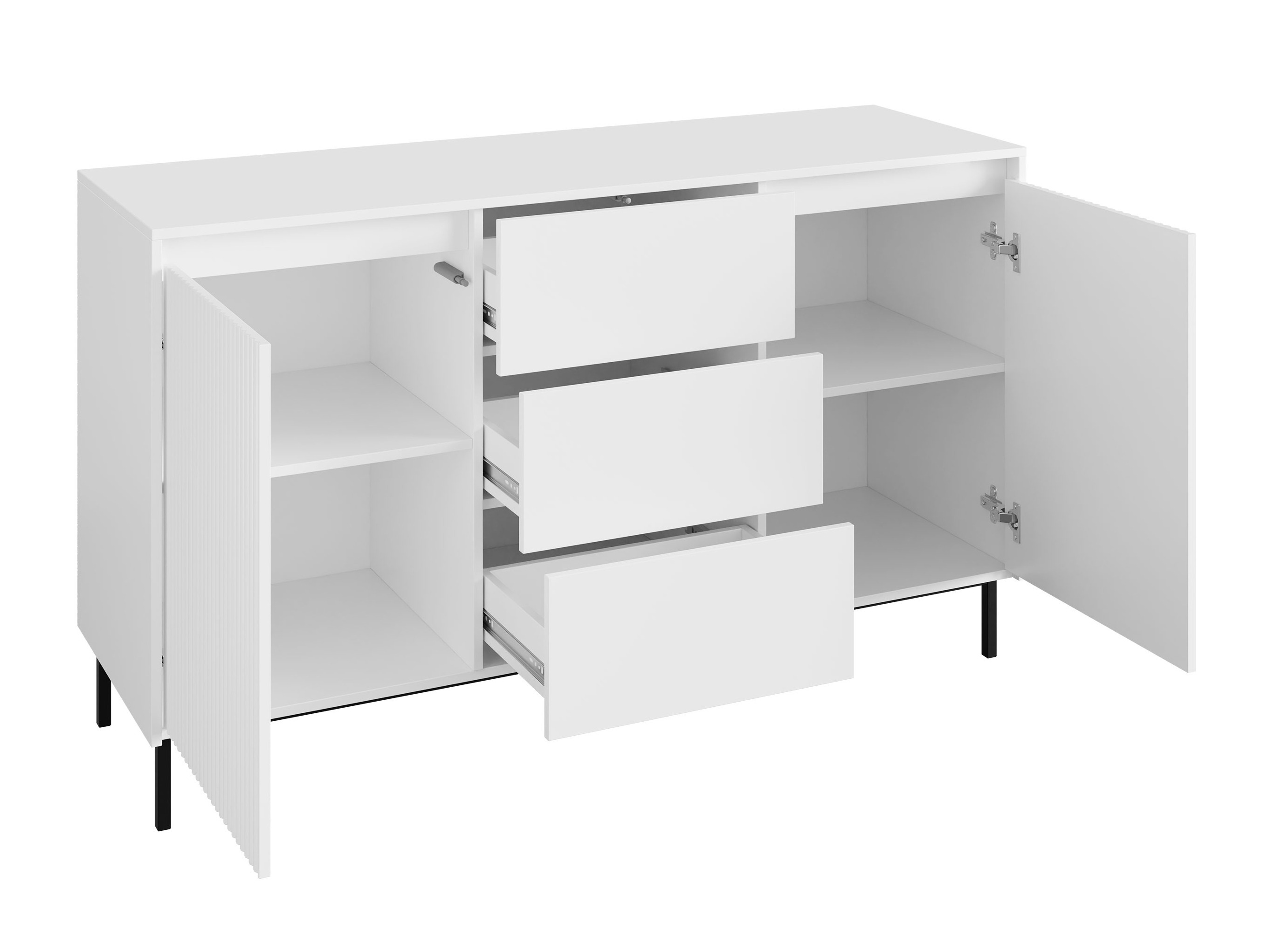 Set de living Comfivo Delruva III (Negru)