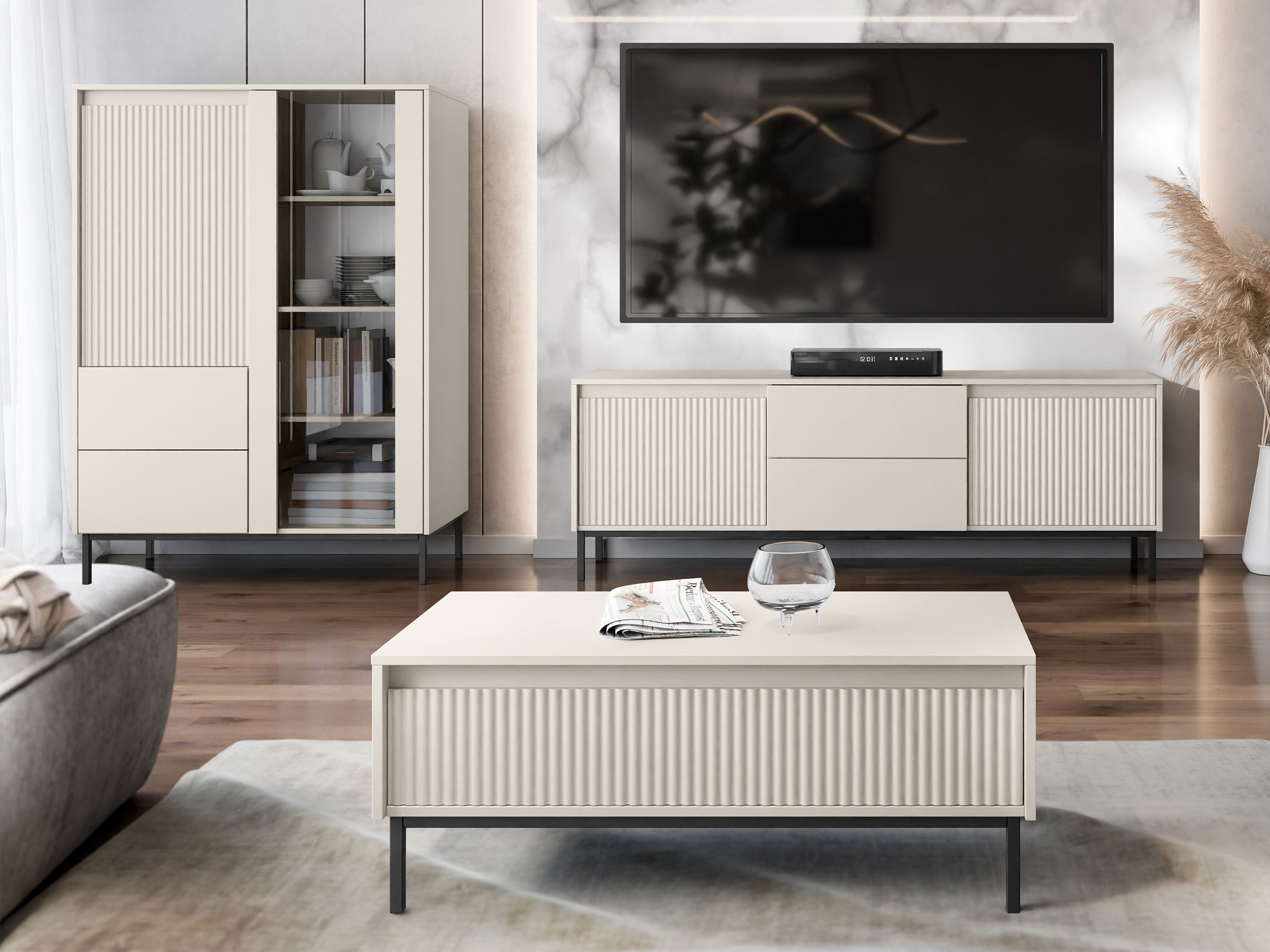 Set de living Comfivo Delruva V (Cașmir)