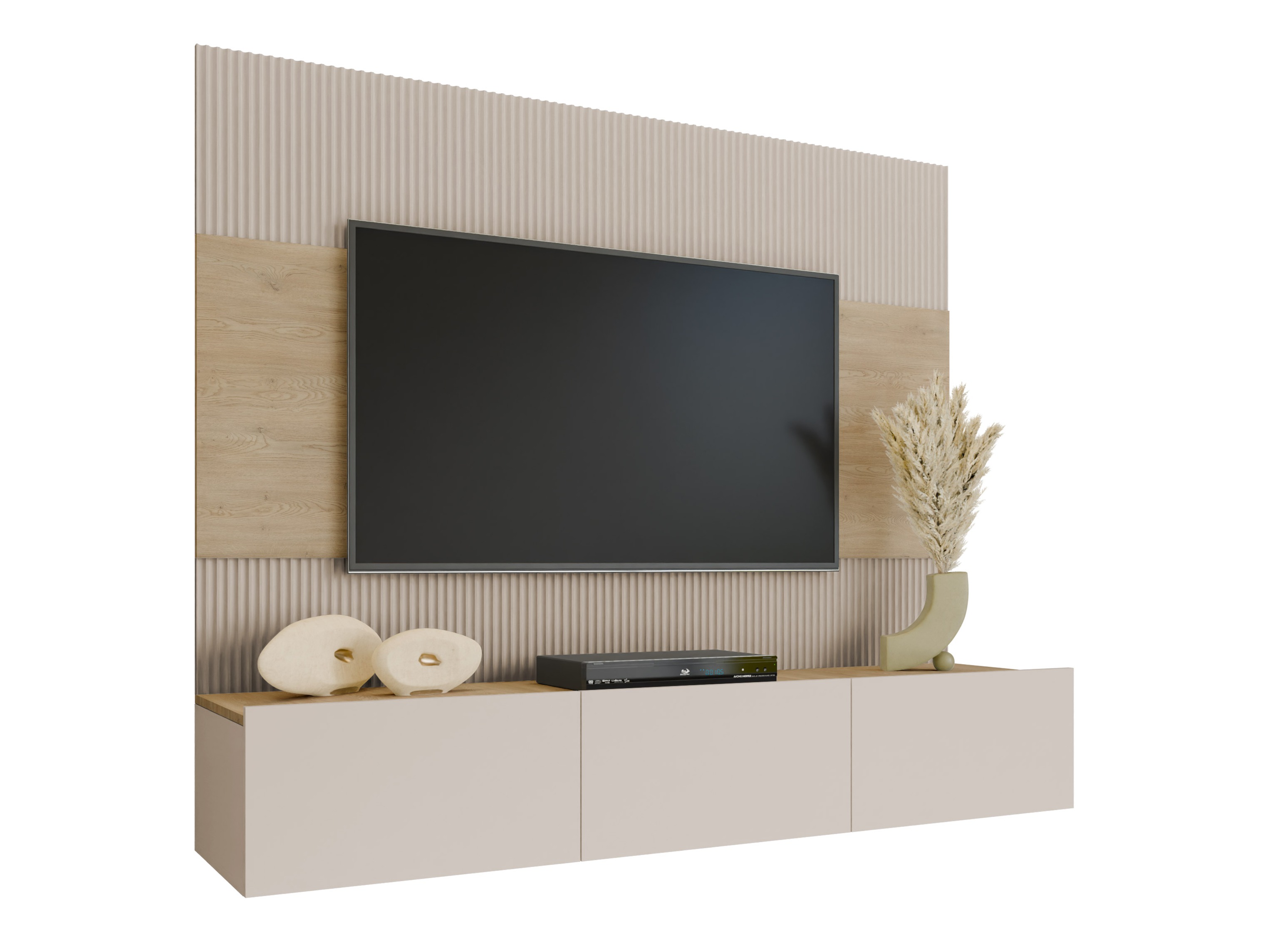 Set de living Comfivo Salix (Bej + Stejar)