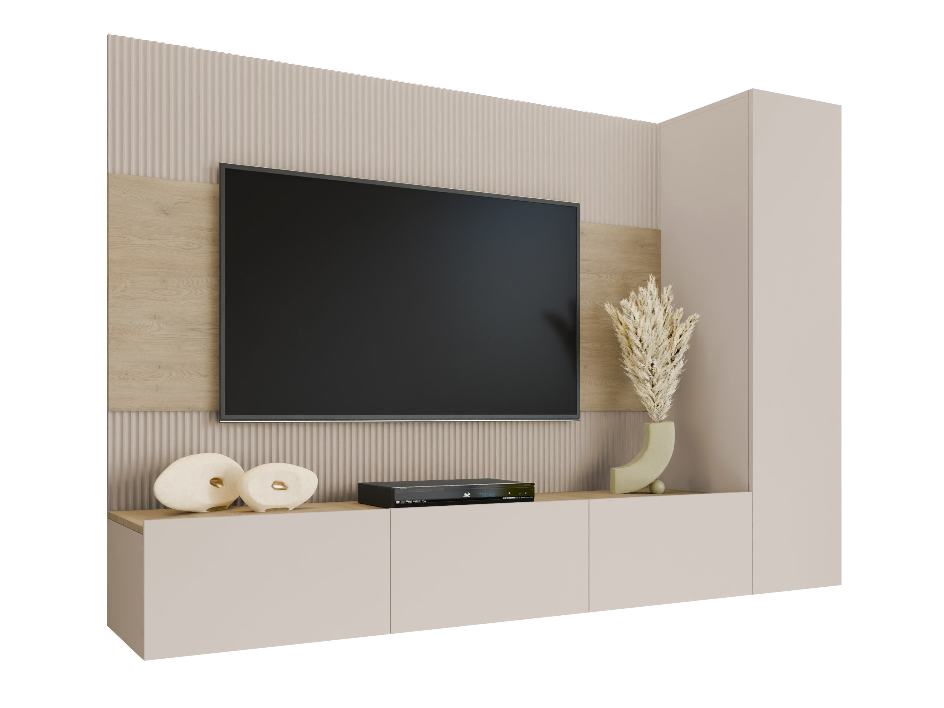 Set de living Comfivo Salix VI (Bej + Stejar)