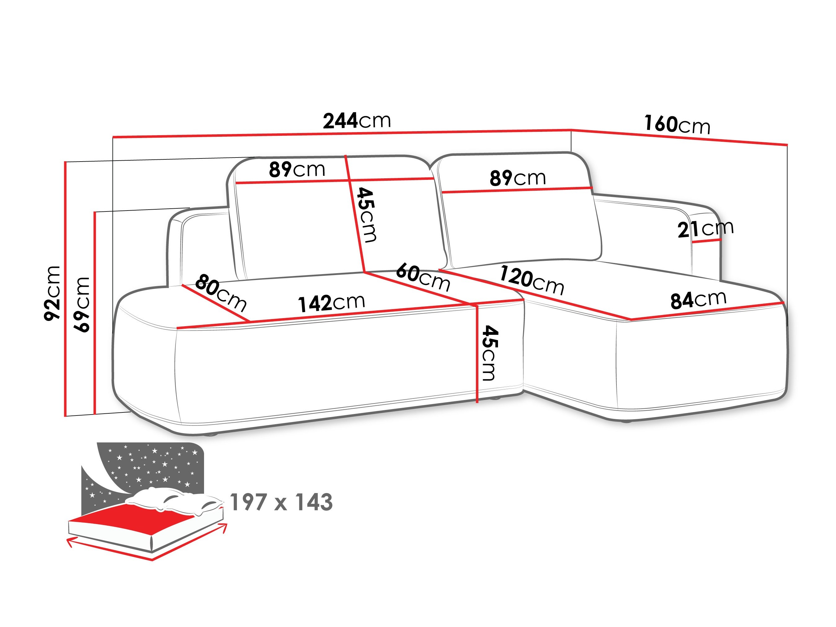 Colțar ComfiDream 203 (Perfect Harmony 77)