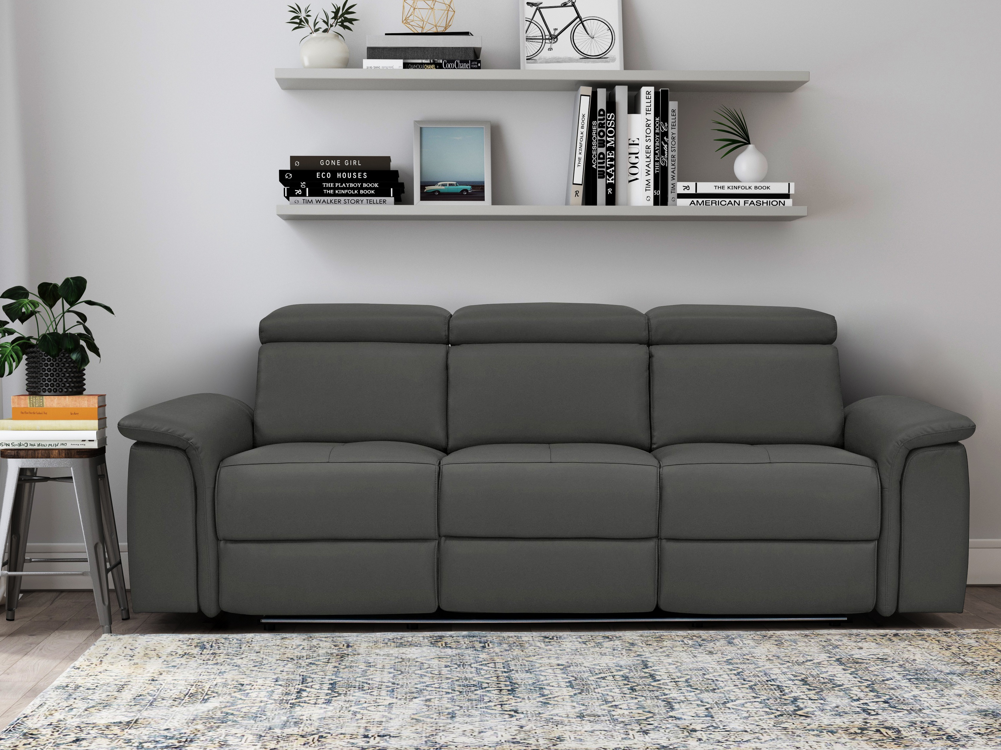 Canapea recliner Beldalo 102 (Negru)