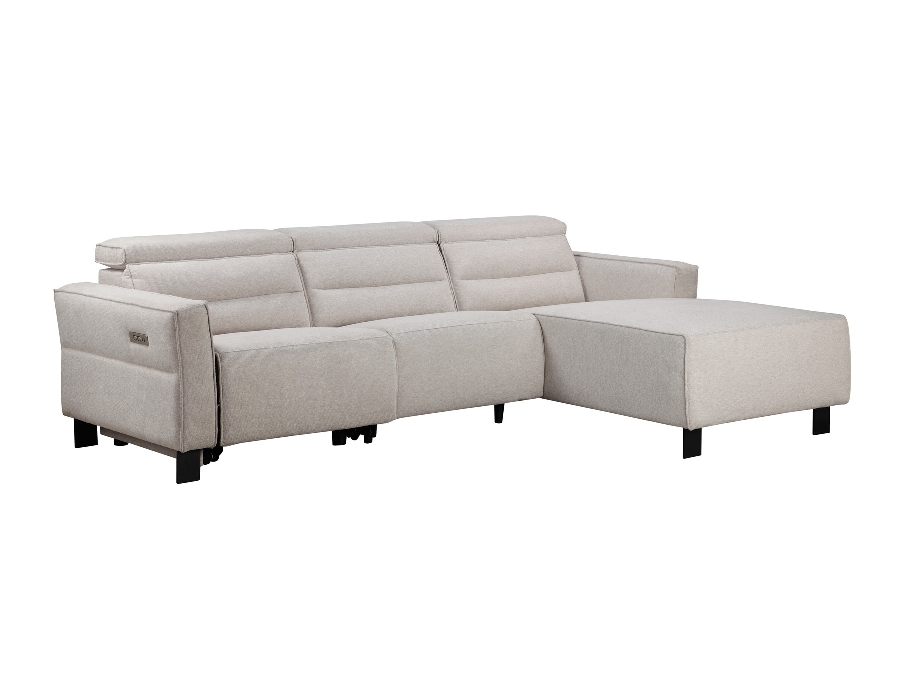 Colțar cu recliner Denton 1486 (Crem)