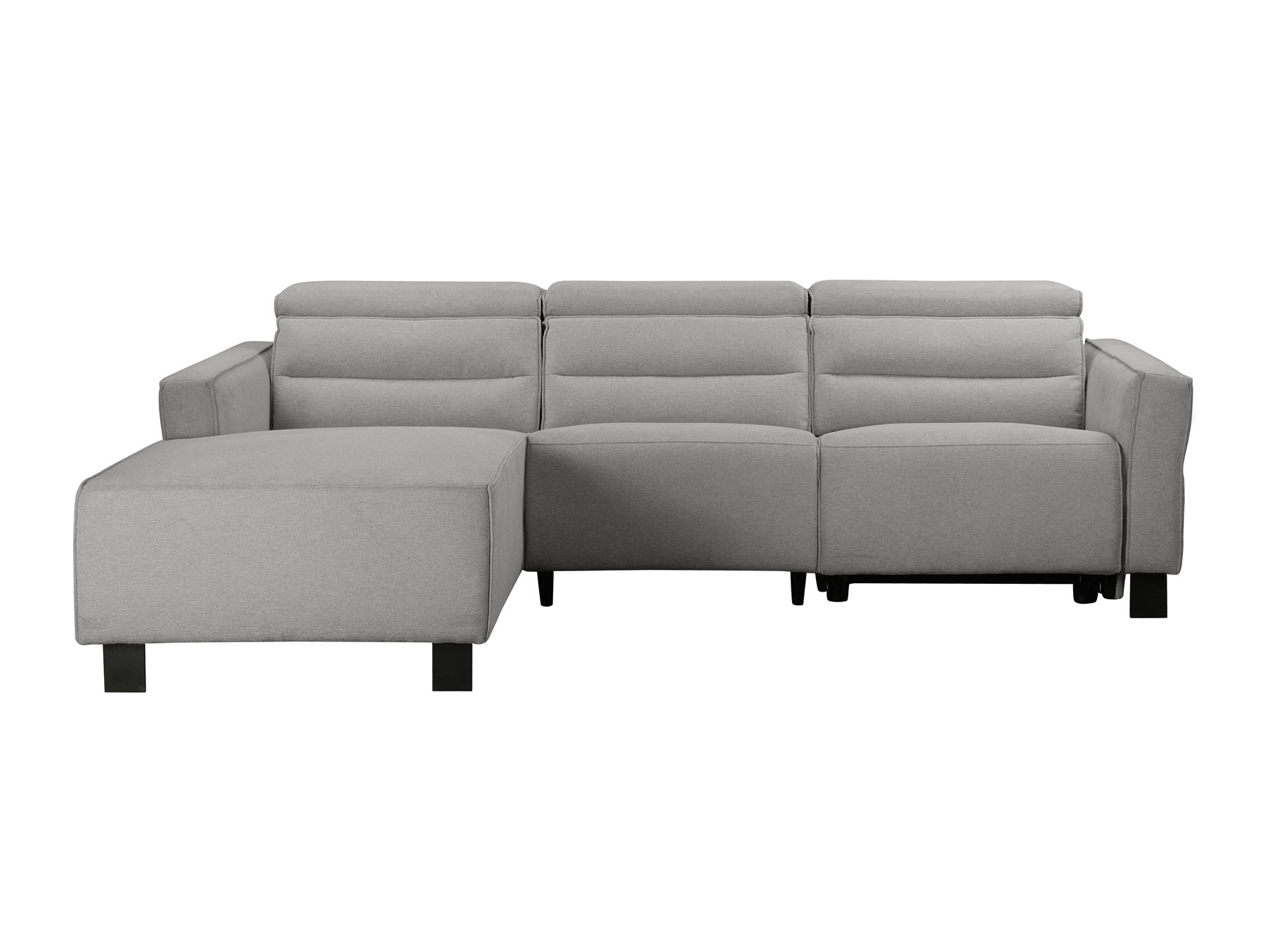 Colțar cu recliner Denton 1486 (Gri deschis)