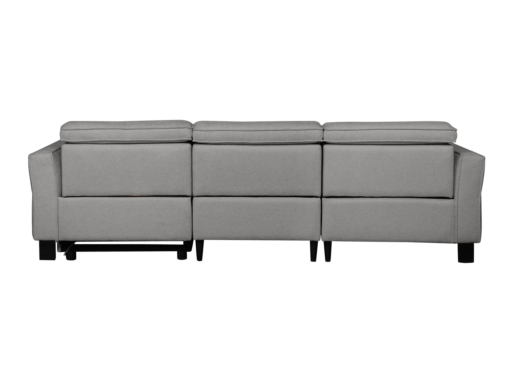 Colțar cu recliner Denton 1486 (Gri deschis)