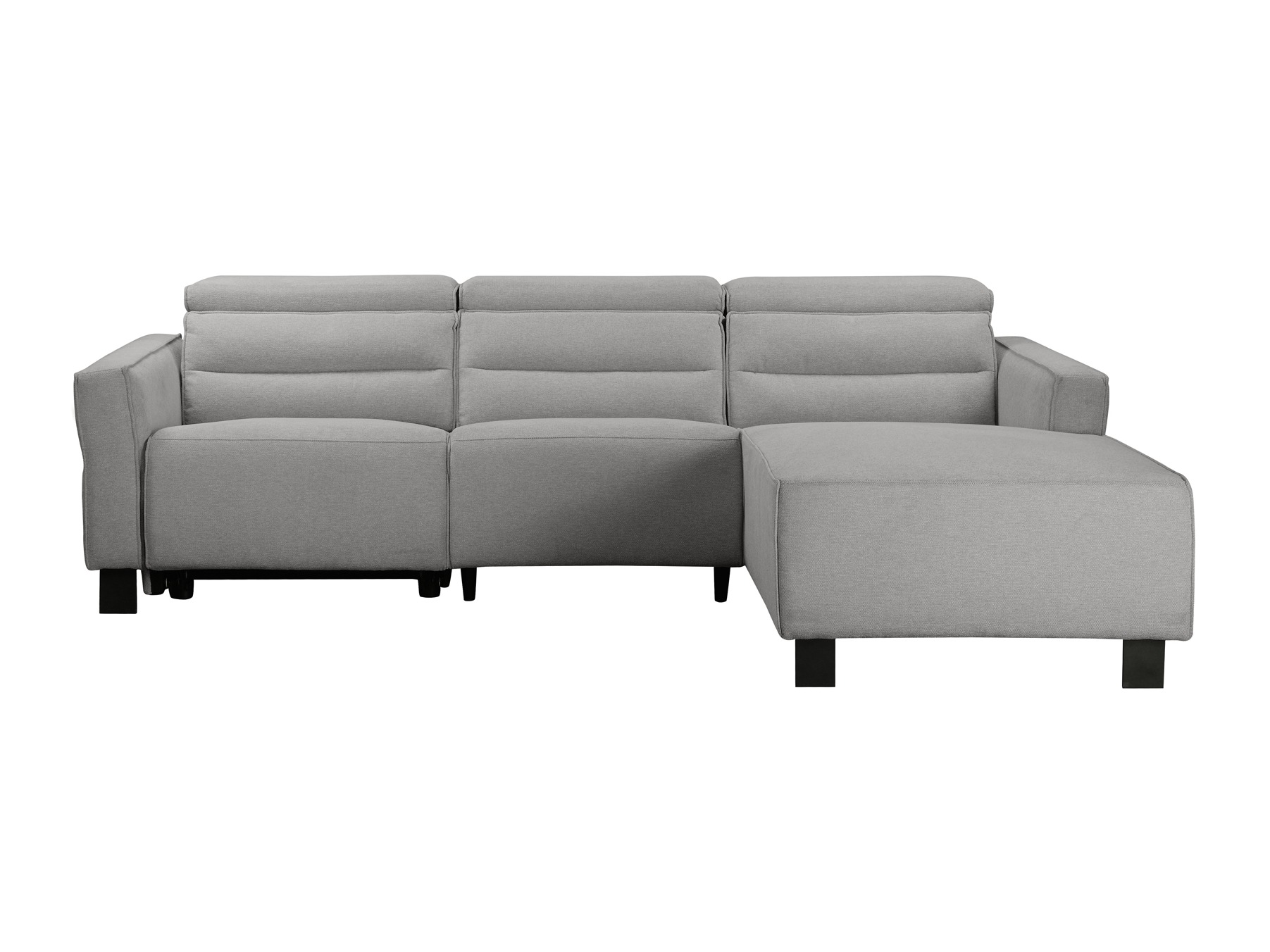 Colțar cu recliner Denton 1486 (Gri deschis)