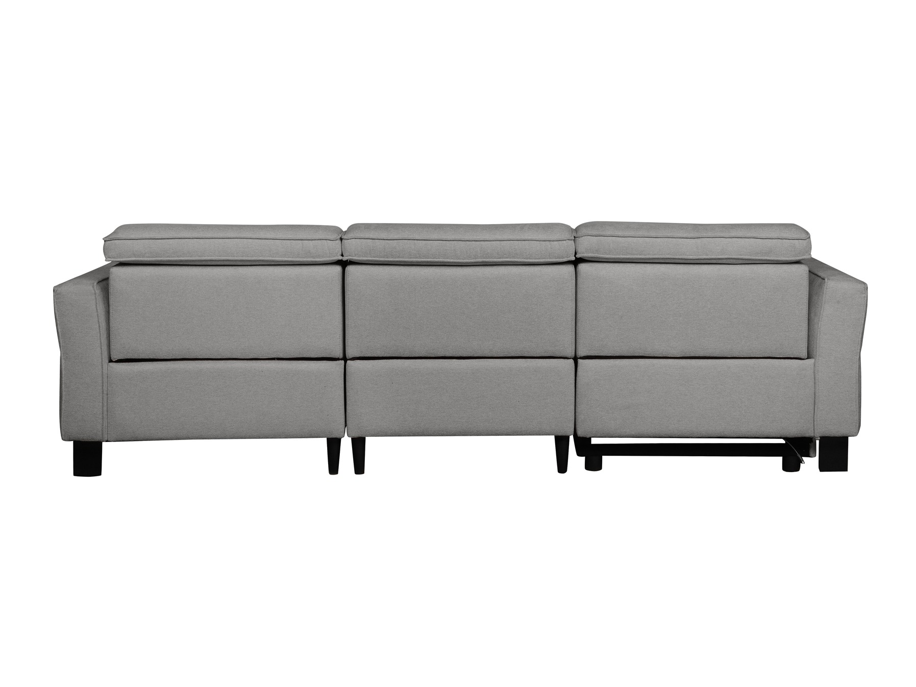 Colțar cu recliner Denton 1486 (Gri deschis)