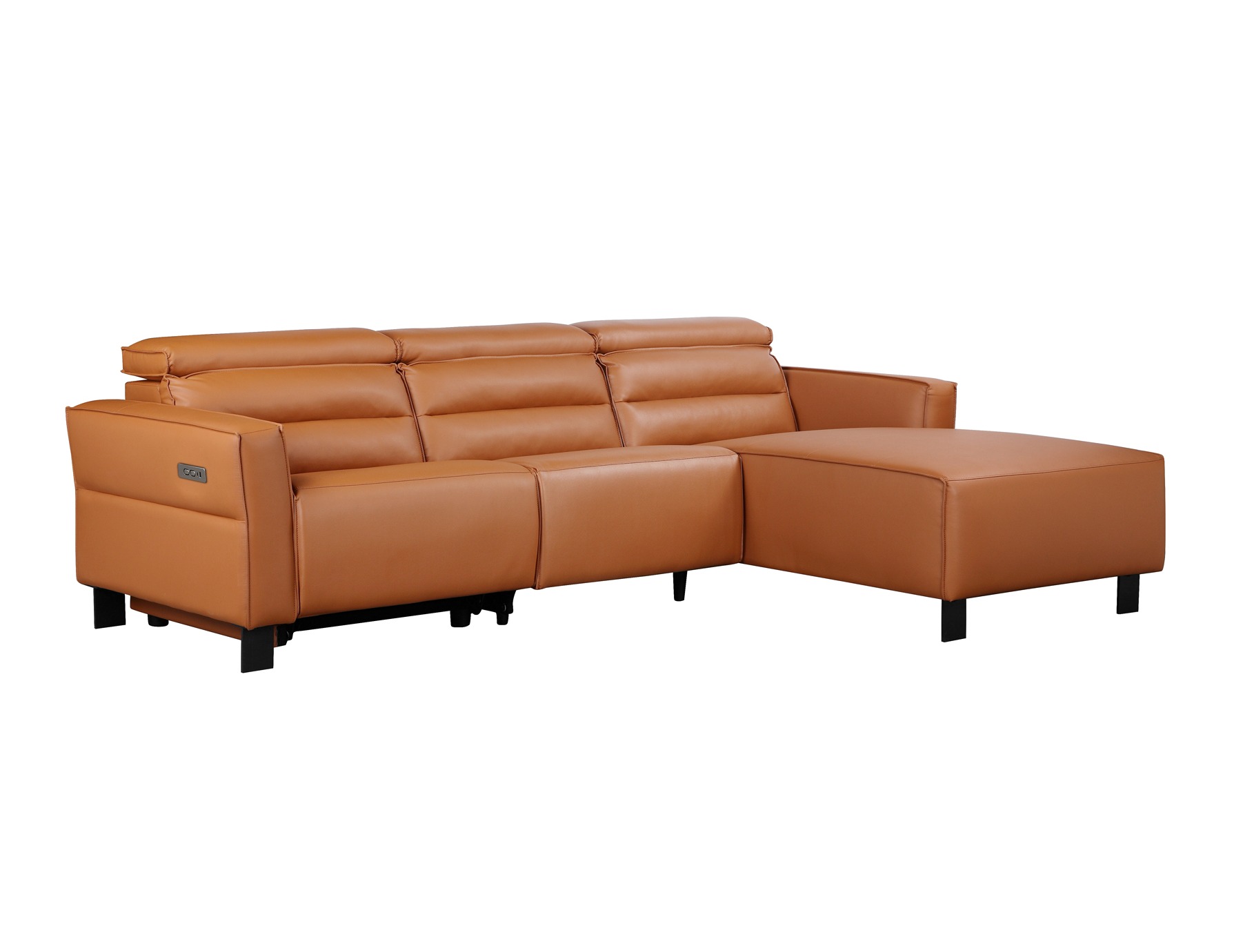 Colțar cu recliner Denton 1486 (Maro)