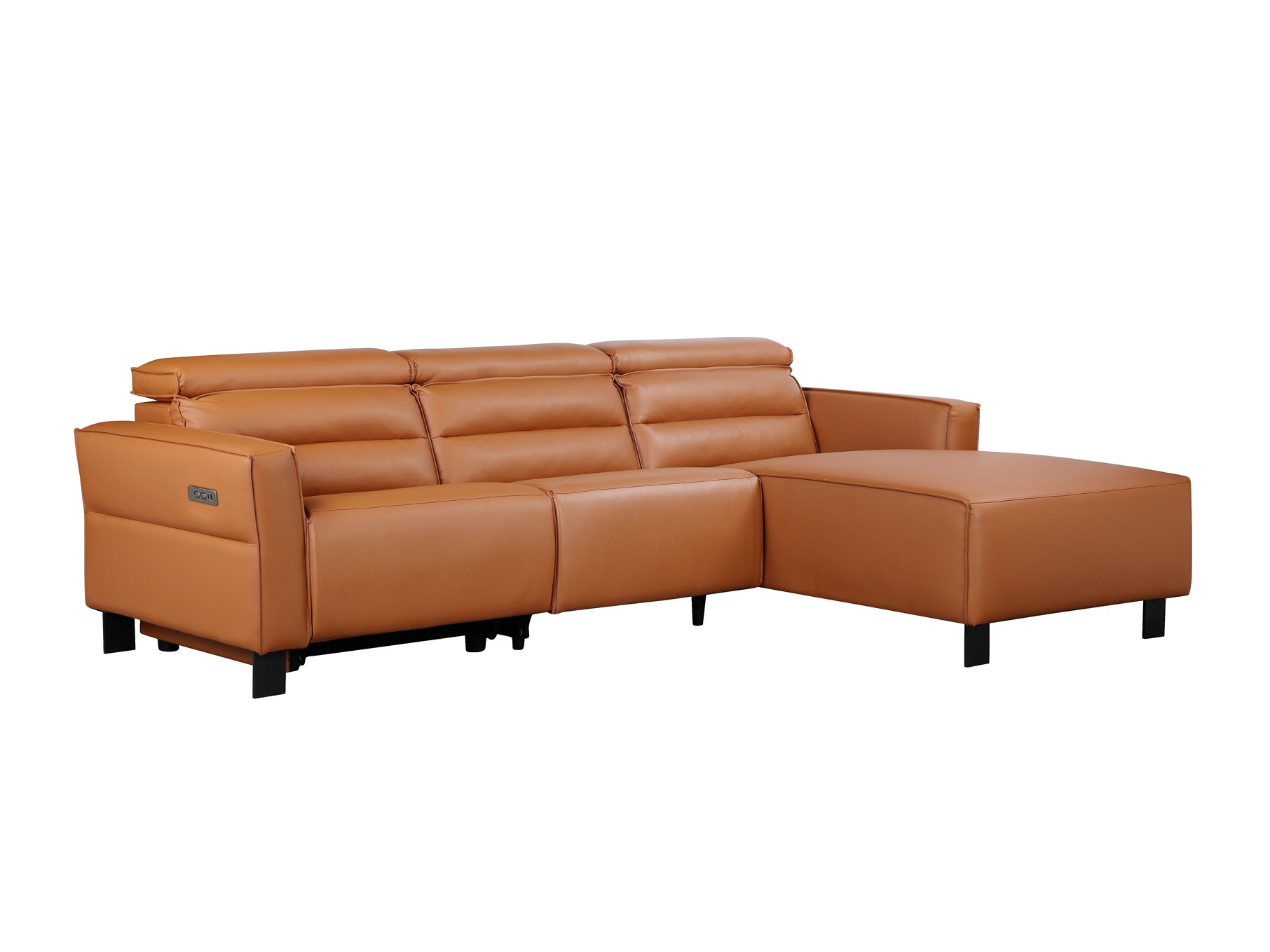 Colțar cu recliner Denton 1486 (Maro)
