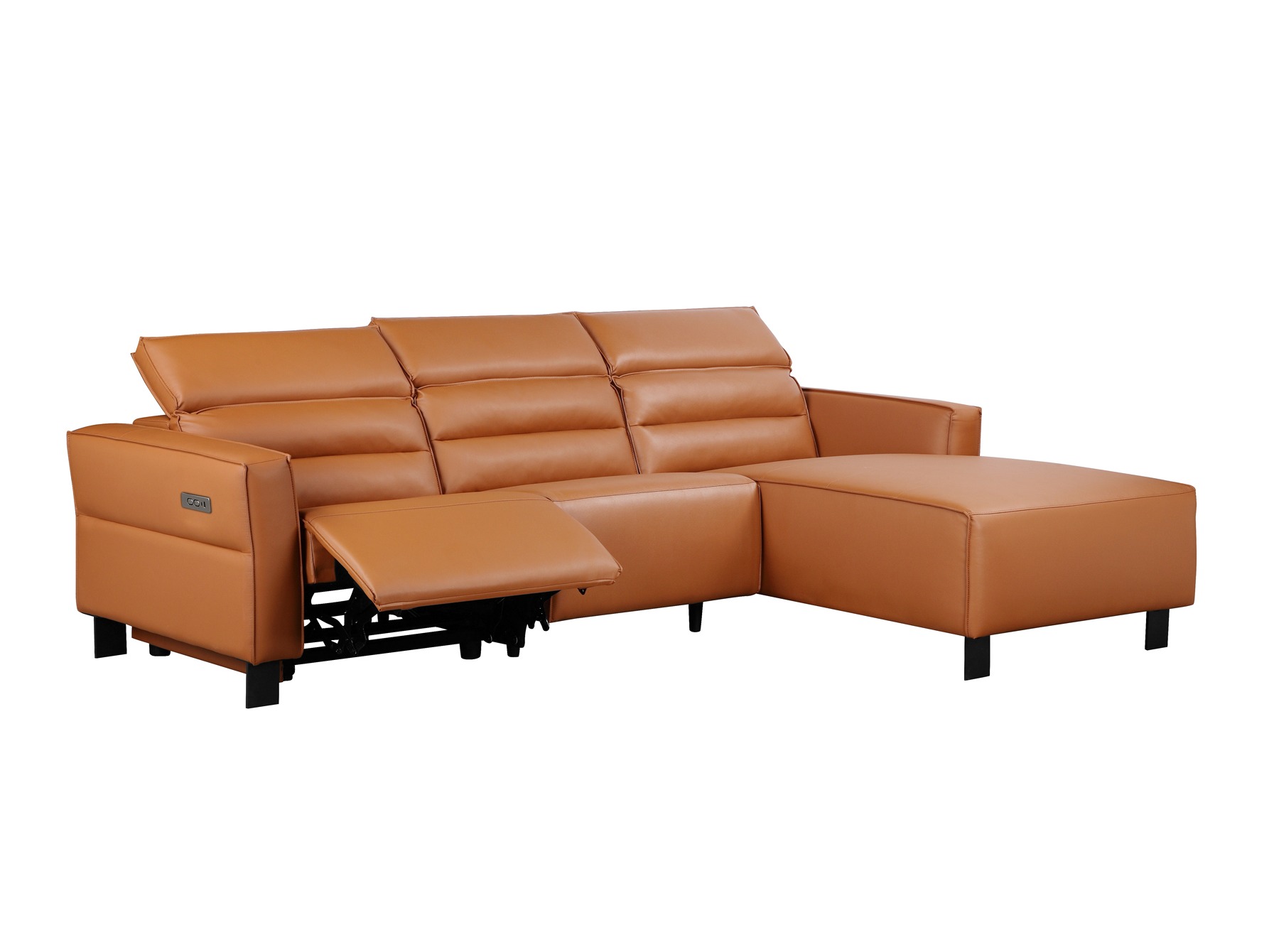 Colțar cu recliner Denton 1486 (Maro)