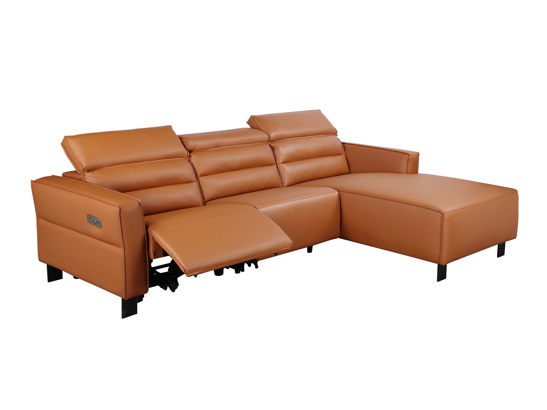 Colțar cu recliner Denton 1486 (Maro)