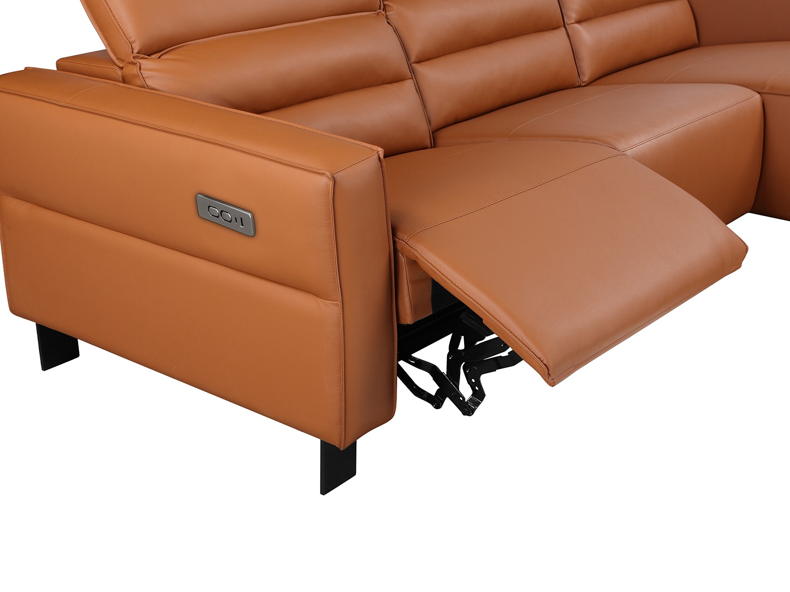 Colțar cu recliner Denton 1486 (Maro)