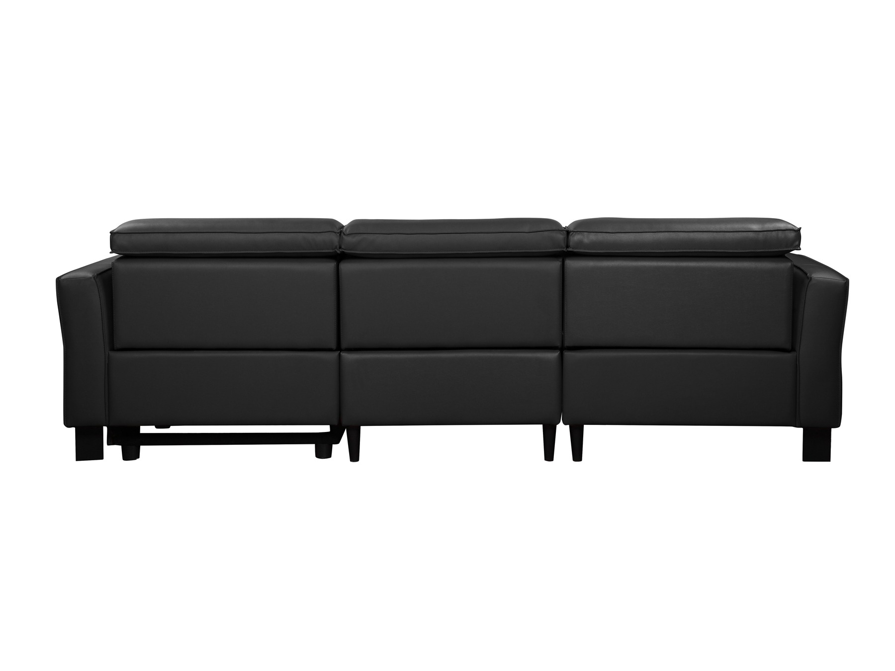 Colțar cu recliner Denton 1486 (Negru)