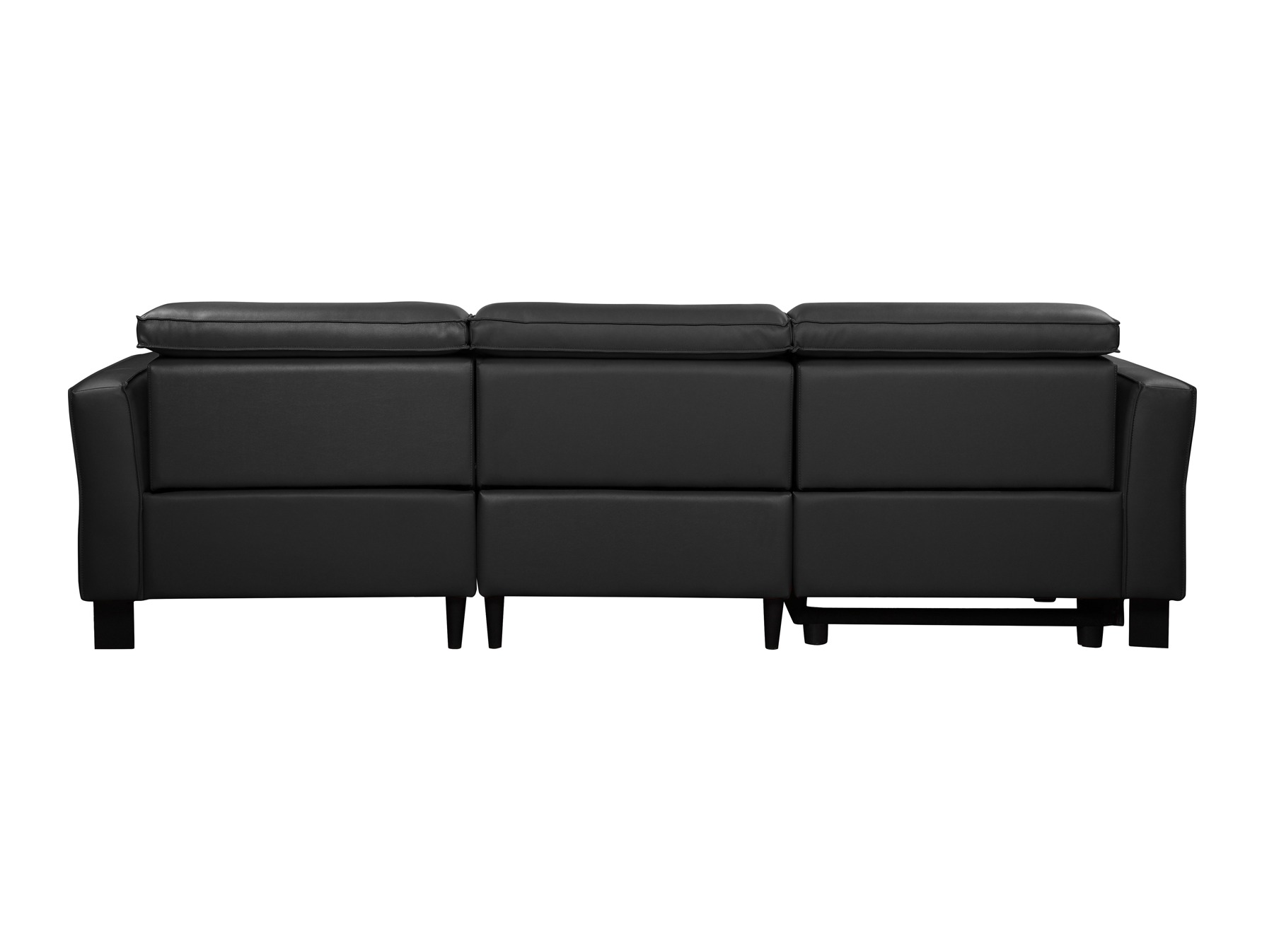 Colțar cu recliner Denton 1486 (Negru)