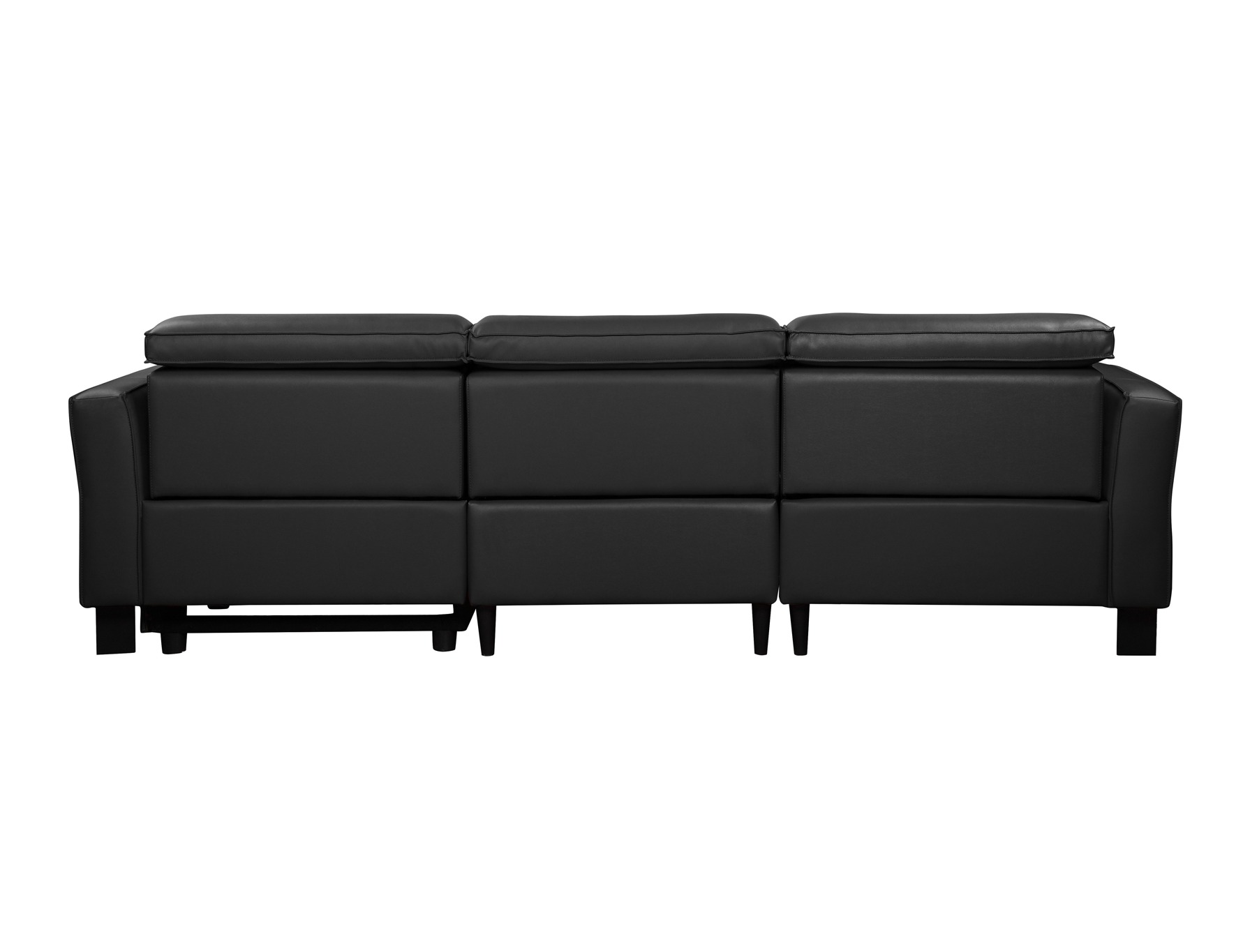 Colțar cu recliner Denton 1486 (Negru)