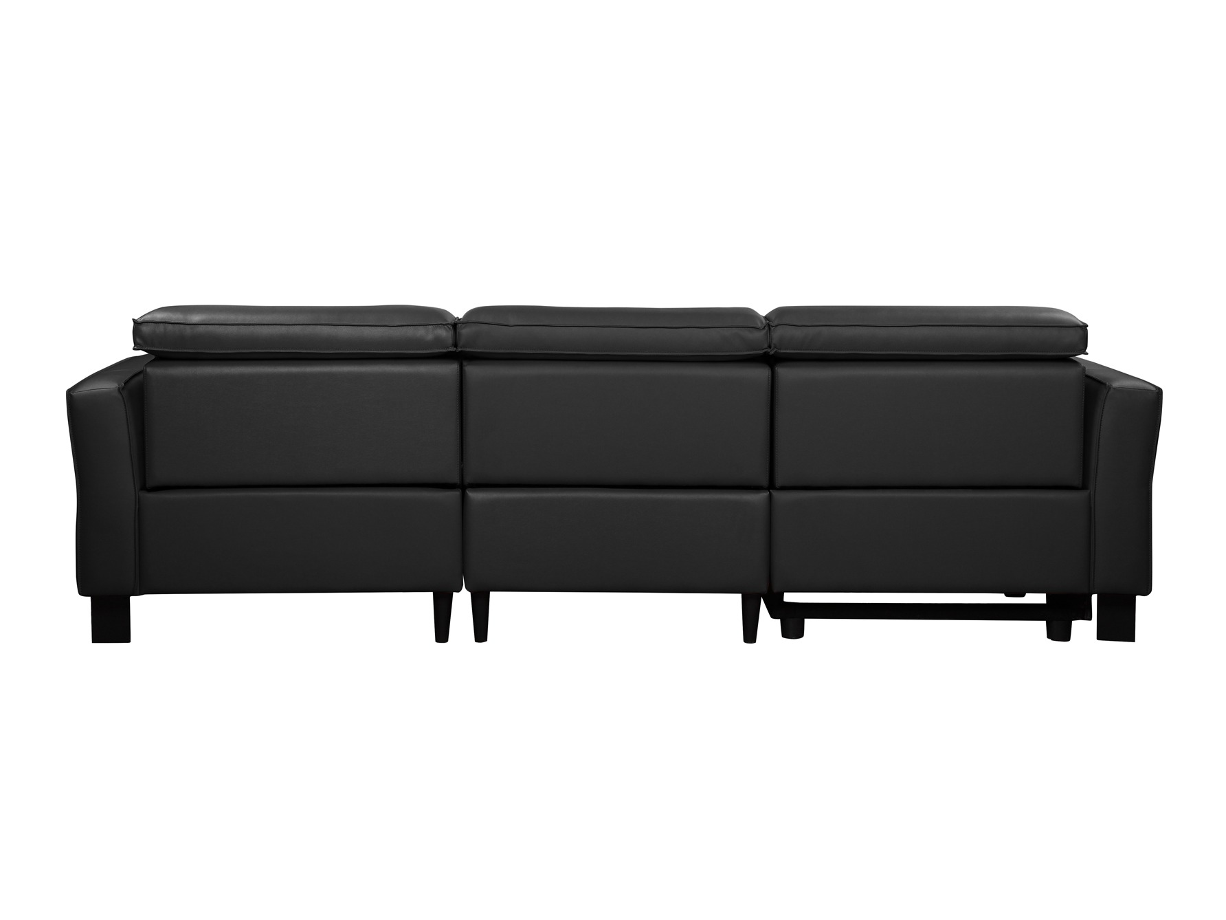 Colțar cu recliner Denton 1486 (Negru)