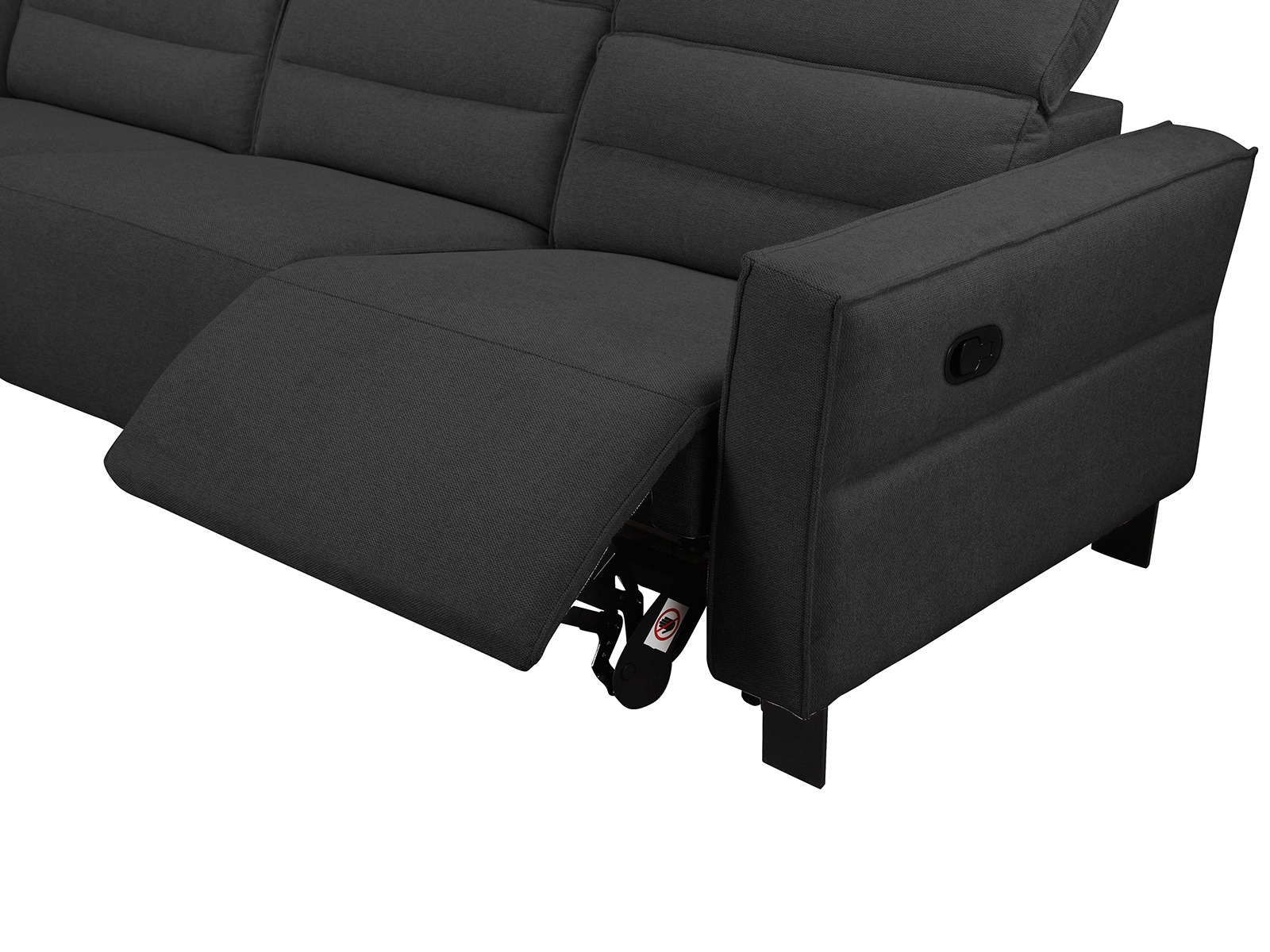 Colțar cu recliner Denton 1487 (Antracit)