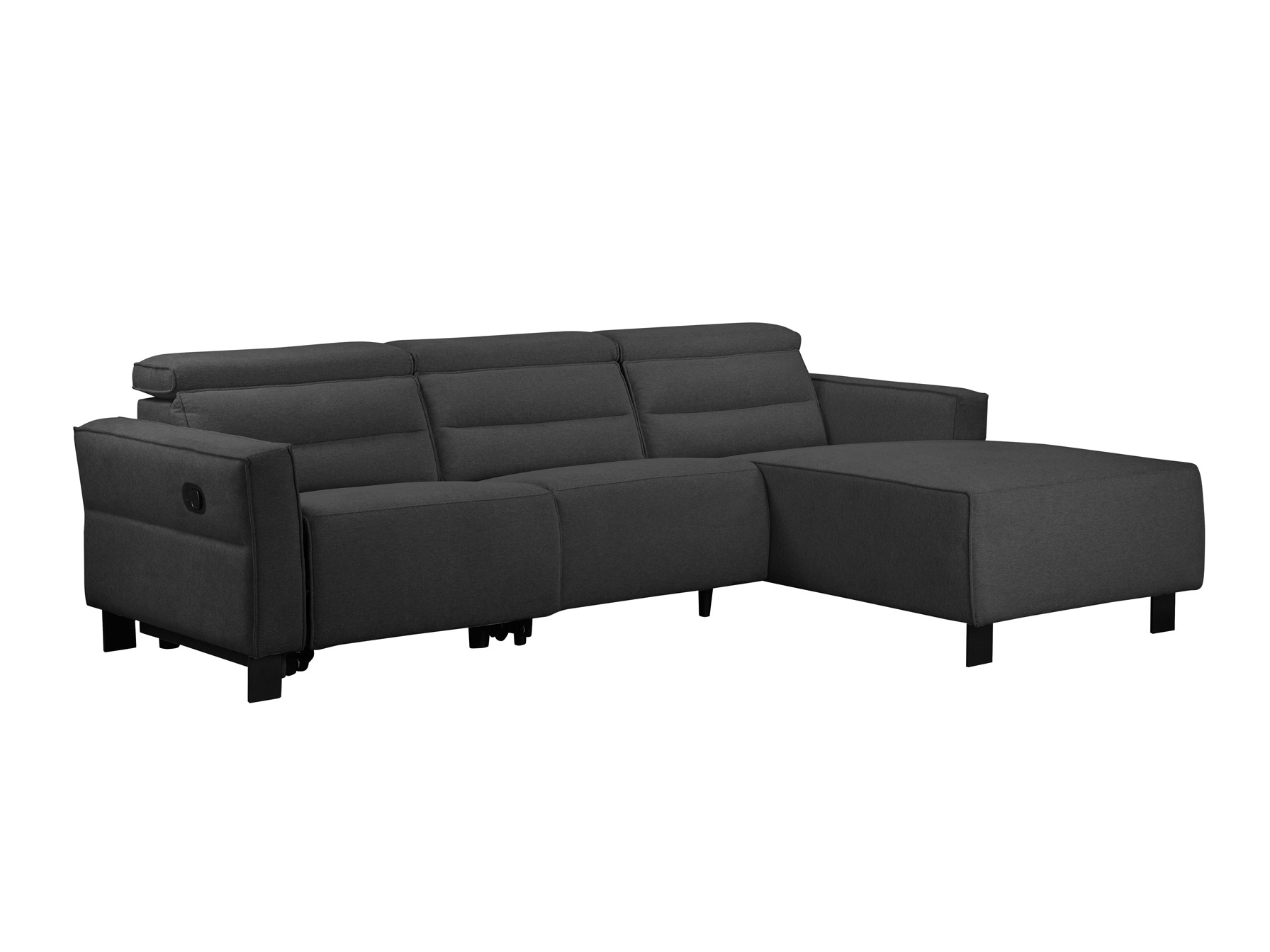 Colțar cu recliner Denton 1487 (Antracit)