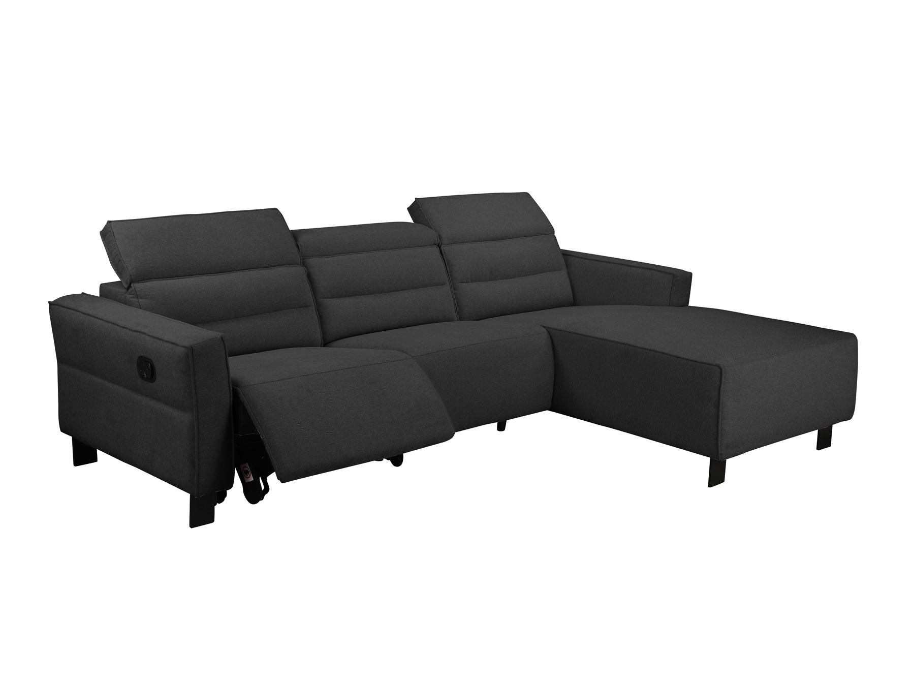 Colțar cu recliner Denton 1487 (Antracit)