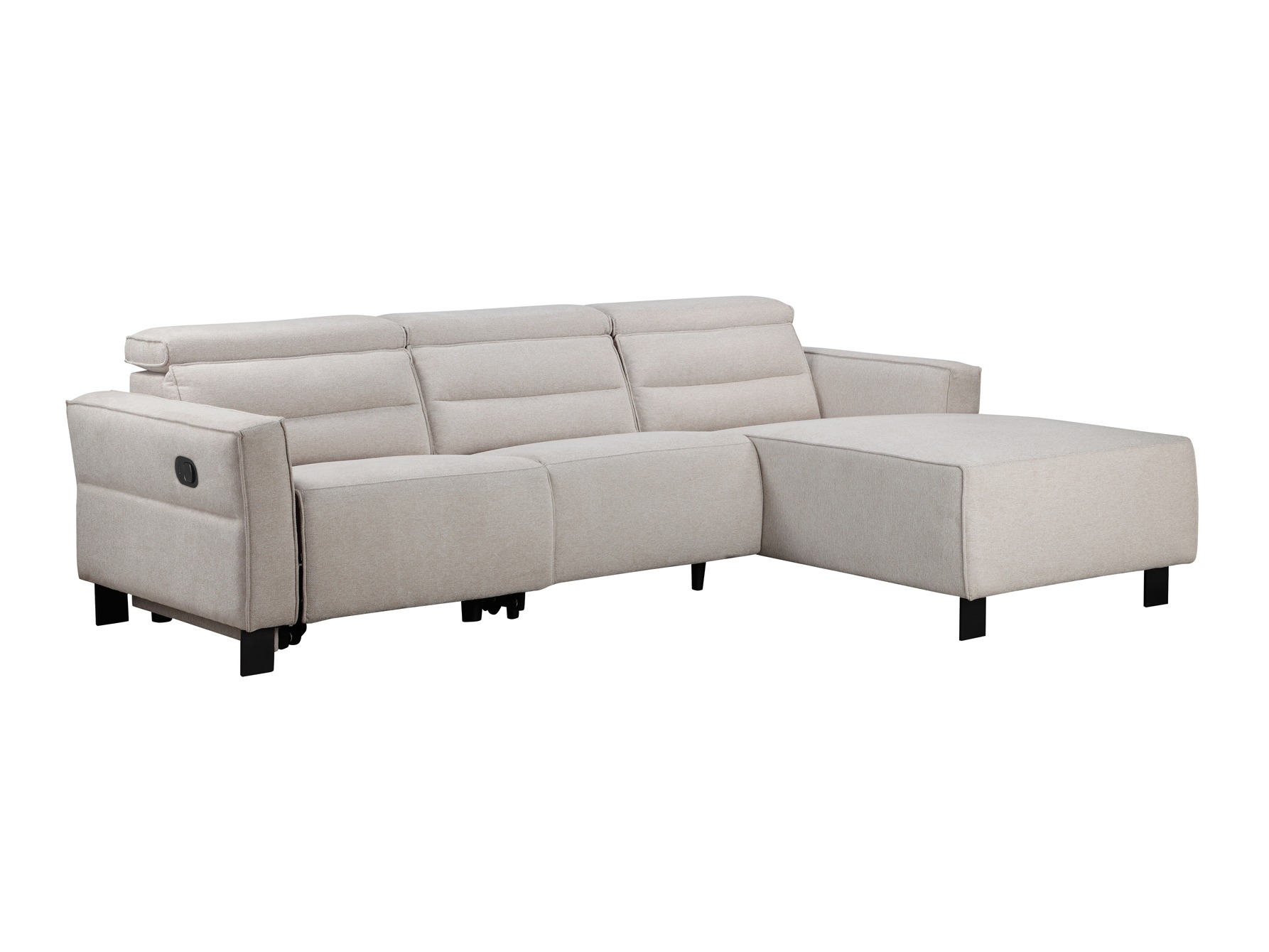 Colțar cu recliner Denton 1487 (Crem)