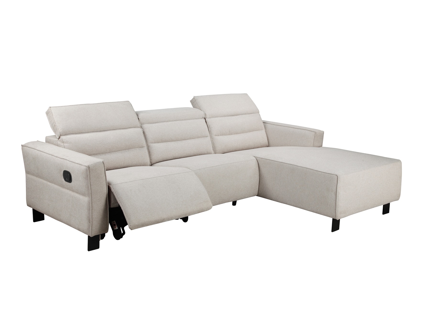 Colțar cu recliner Denton 1487 (Crem)