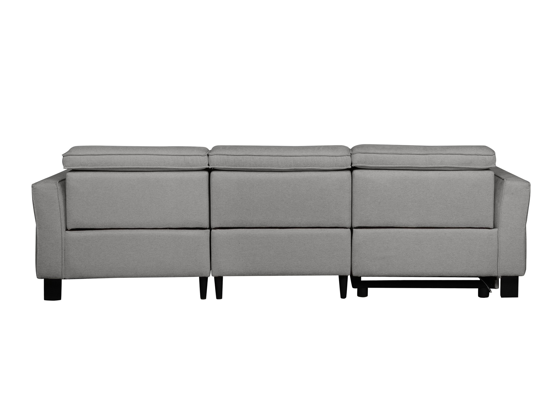 Colțar cu recliner Denton 1487 (Gri deschis)