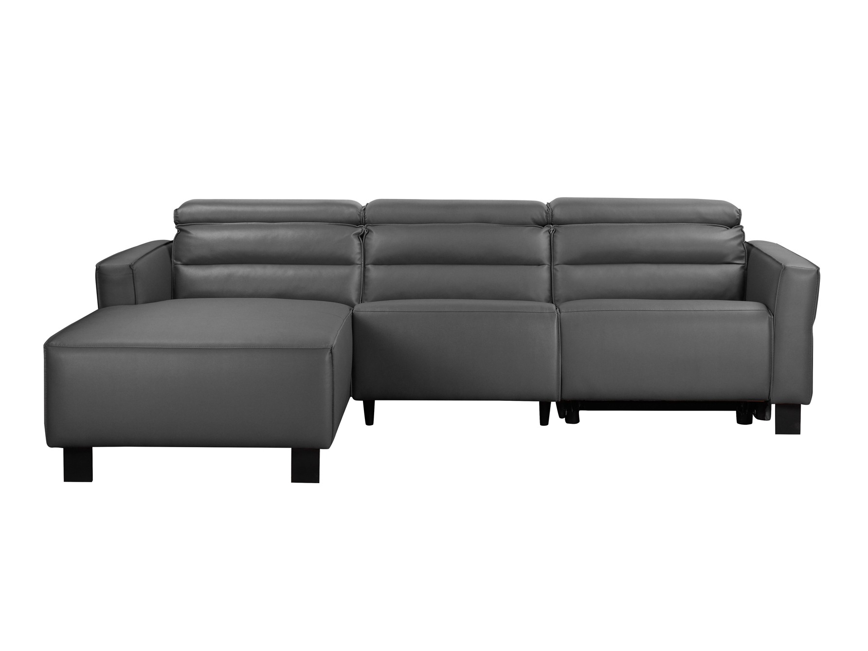 Colțar cu recliner Denton 1487 (Gri)
