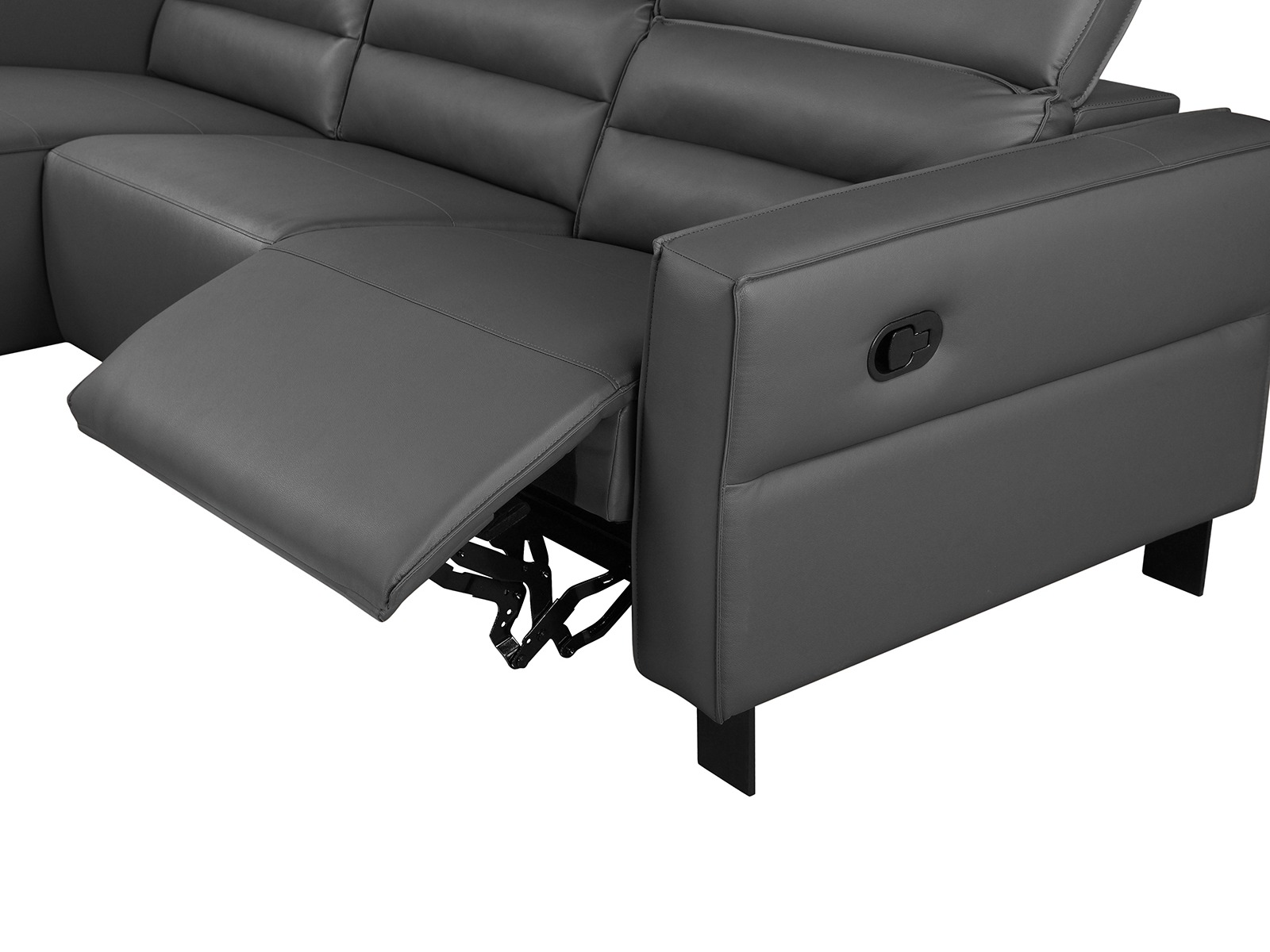 Colțar cu recliner Denton 1487 (Gri)