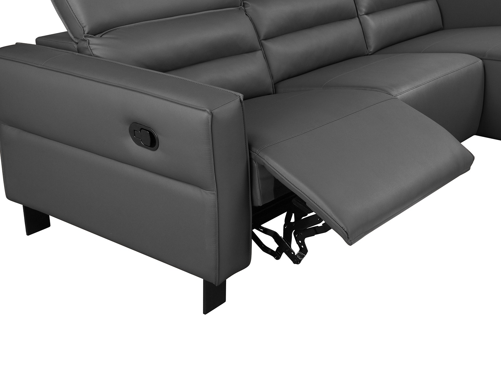 Colțar cu recliner Denton 1487 (Gri)
