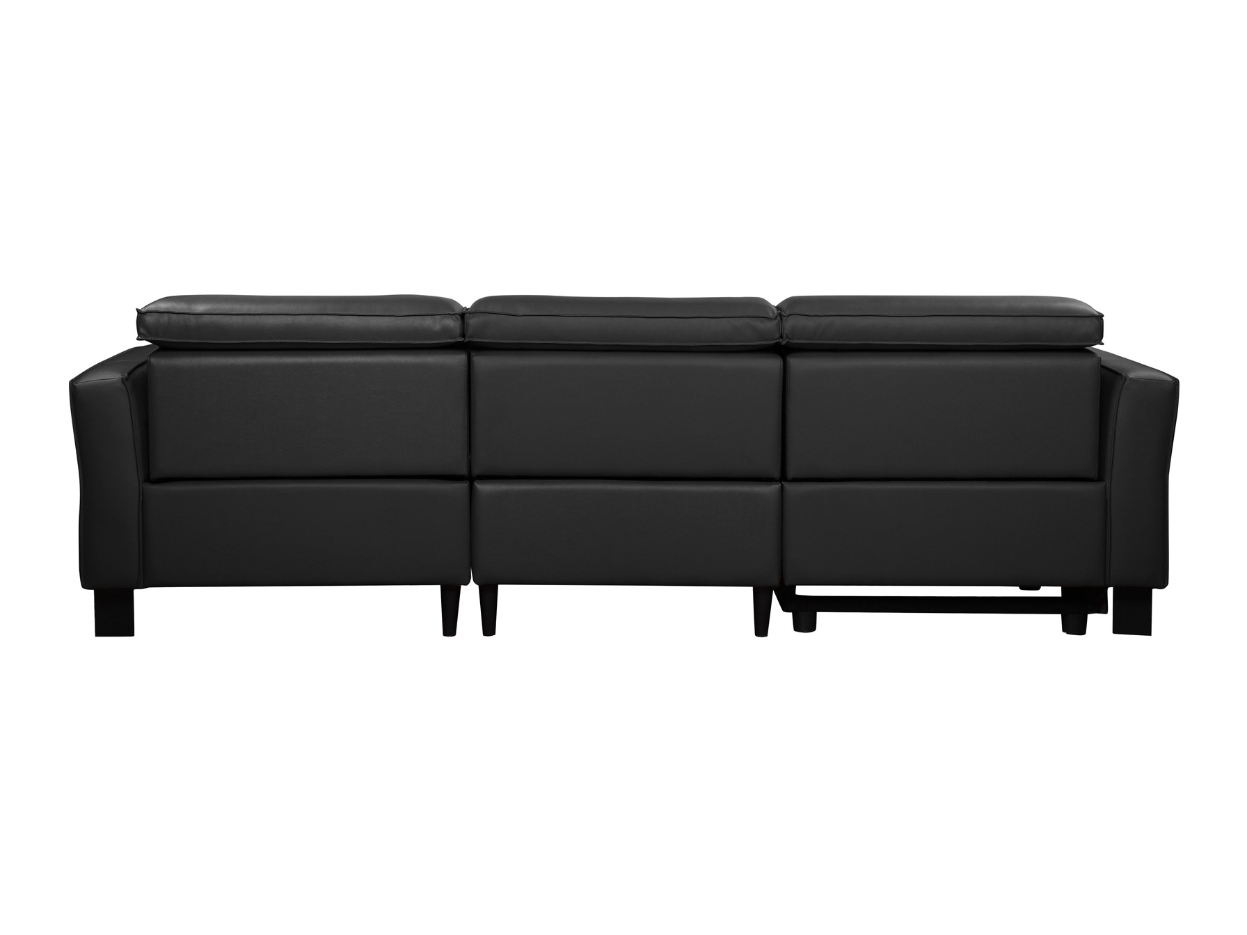 Colțar cu recliner Denton 1487 (Negru)