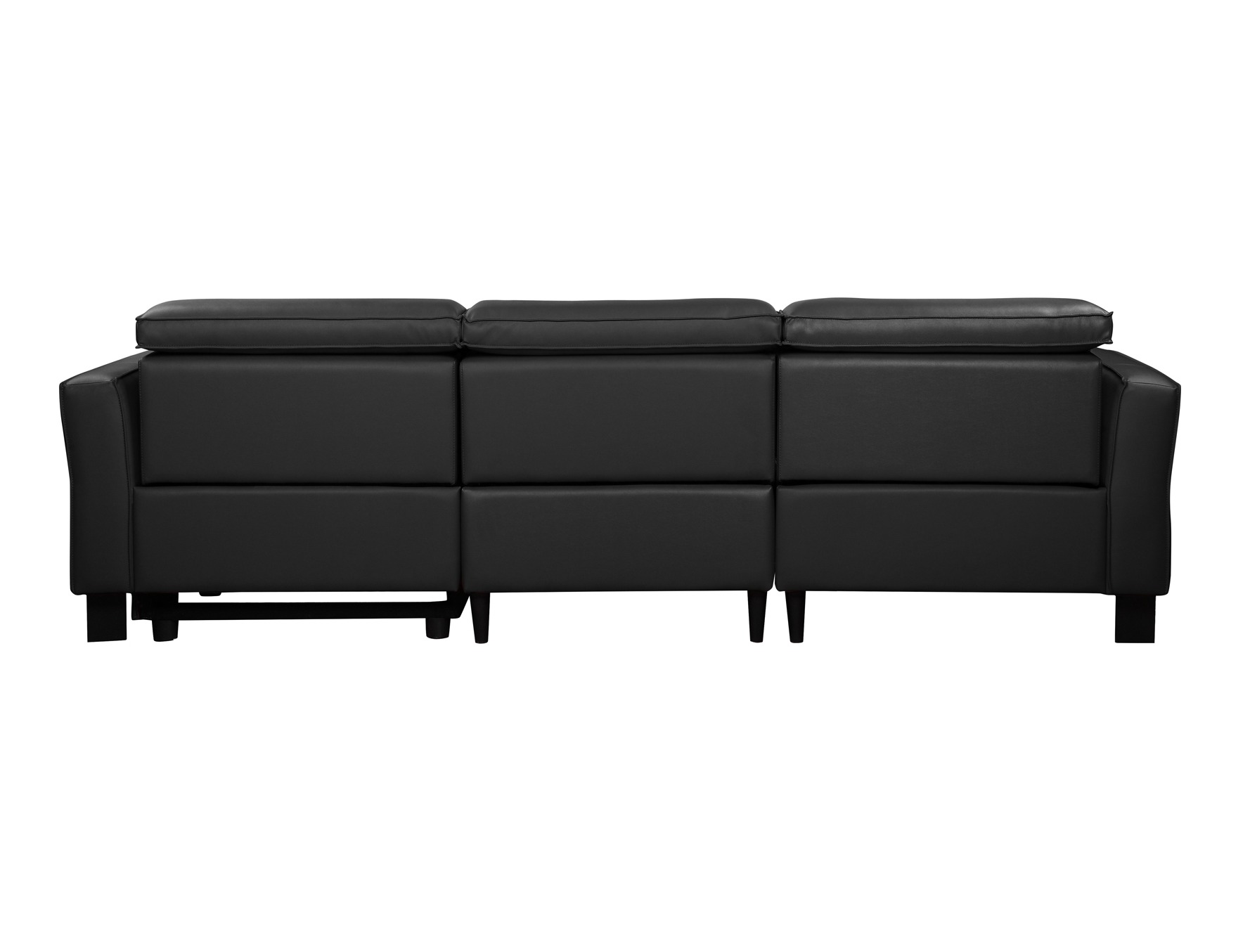 Colțar cu recliner Denton 1487 (Negru)