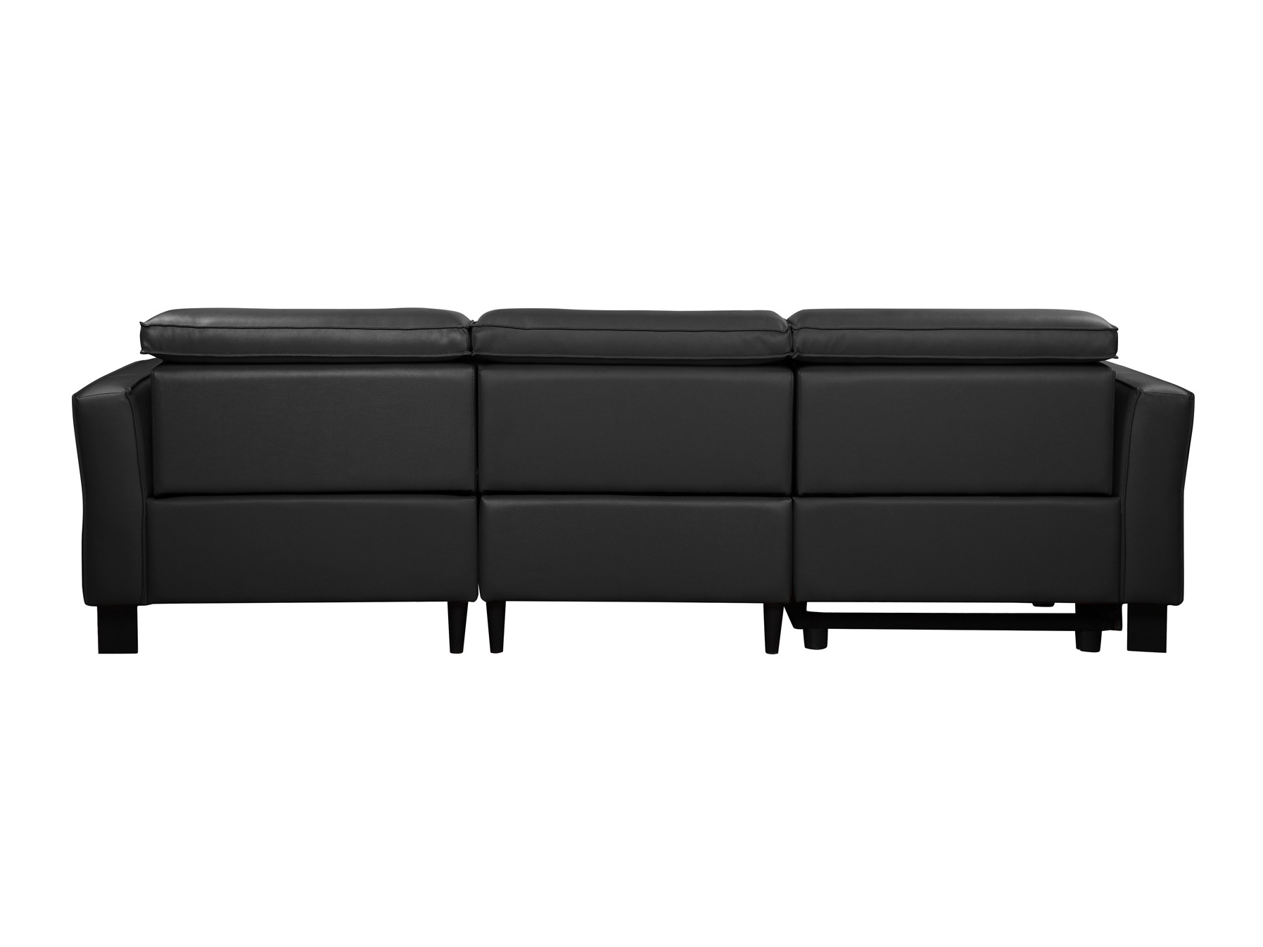 Colțar cu recliner Denton 1487 (Negru)