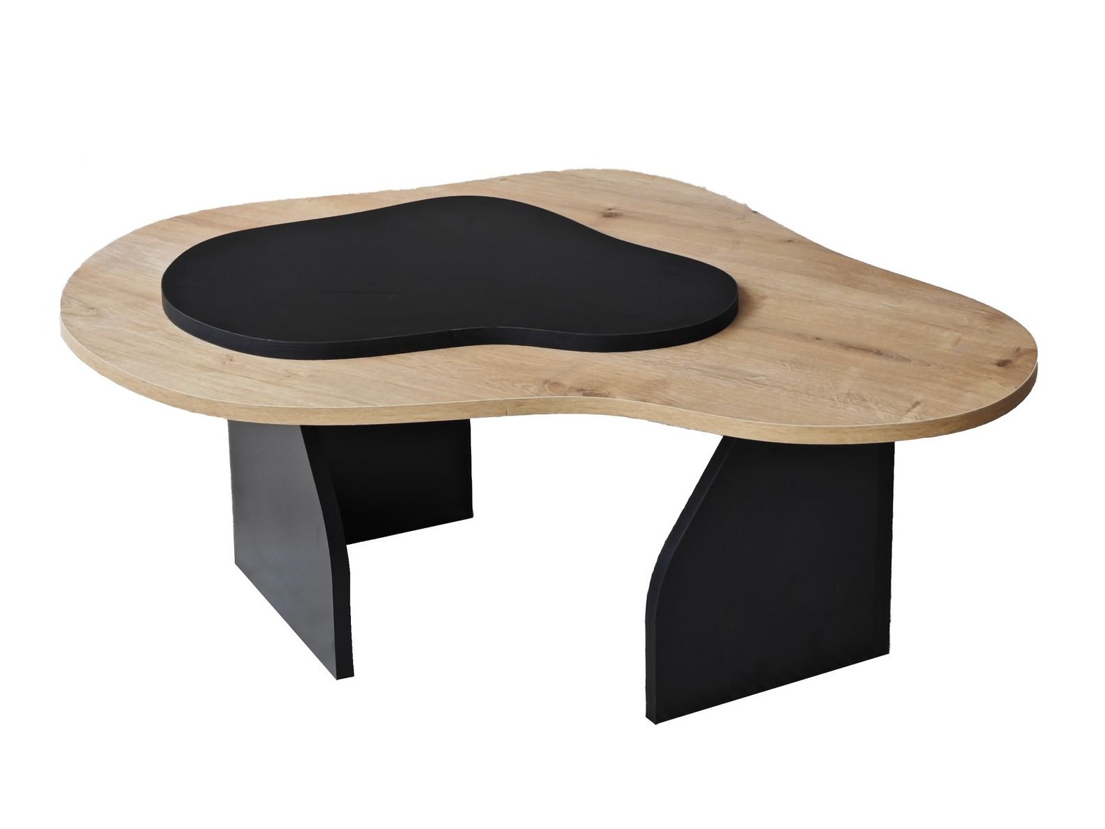 Măsuță de cafea Kailua 2633 (Stejar + Negru)