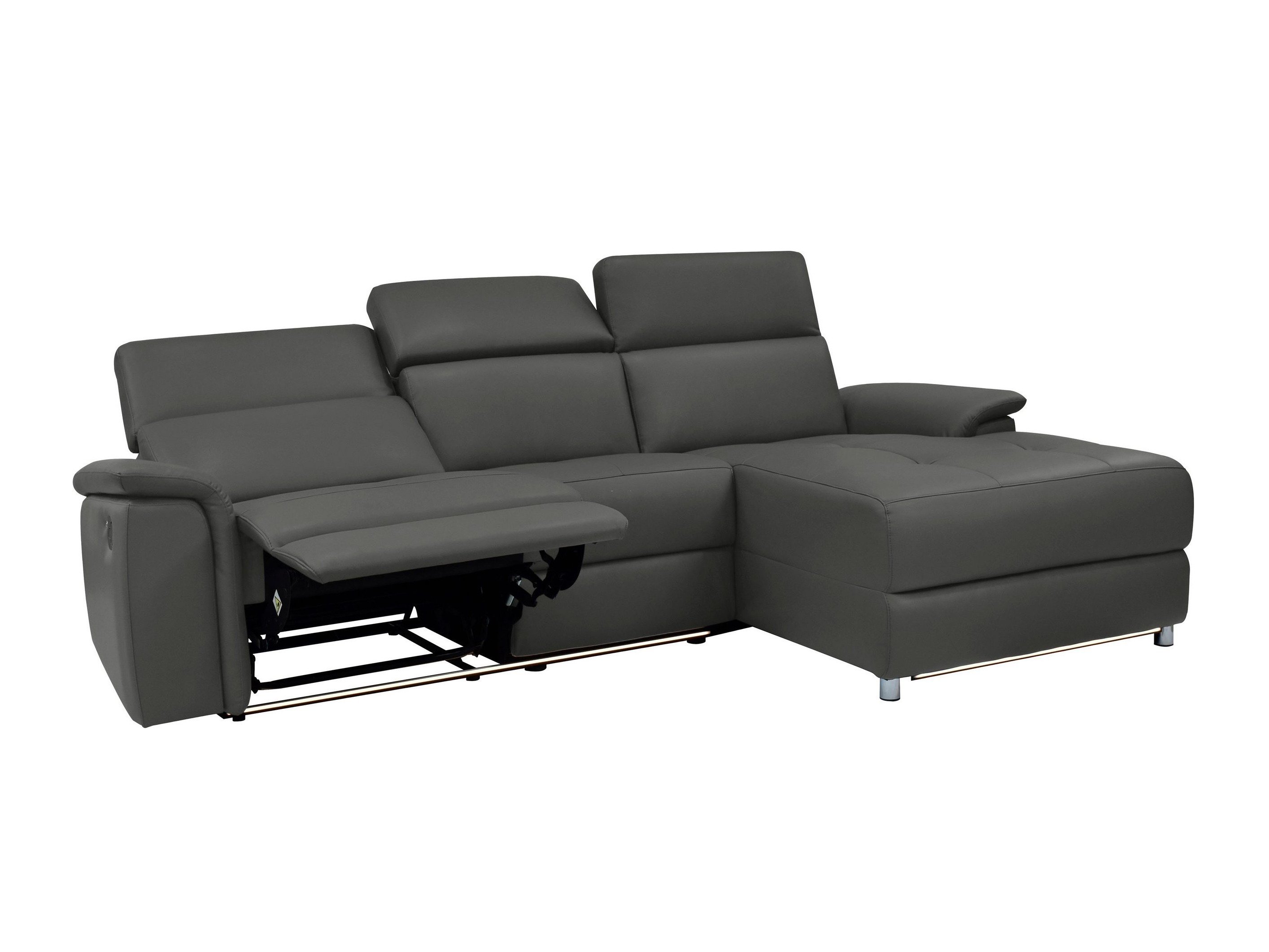 Colțar cu recliner Beldalo 105 (Negru)