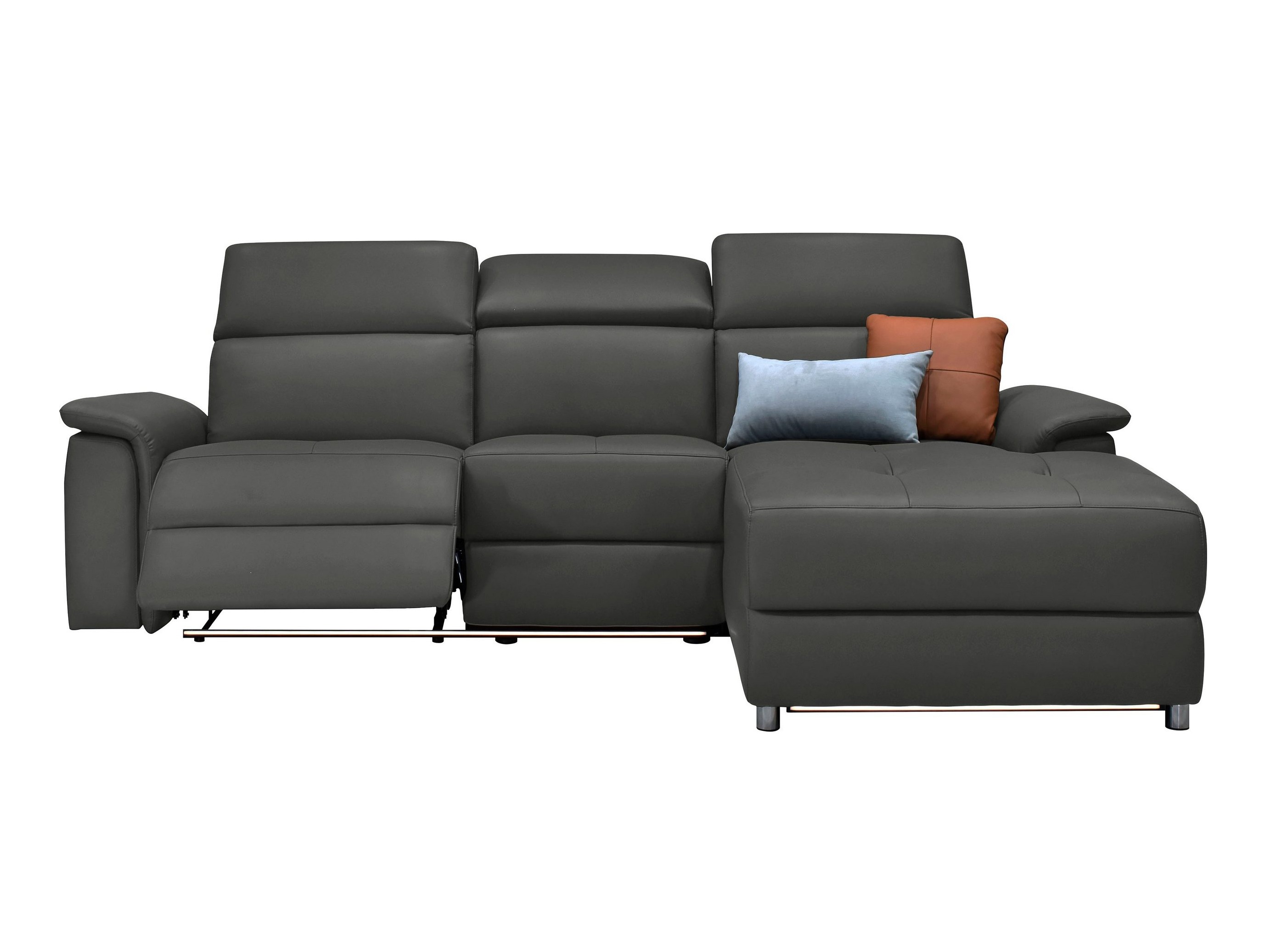 Colțar cu recliner Denton 1488 (Negru)