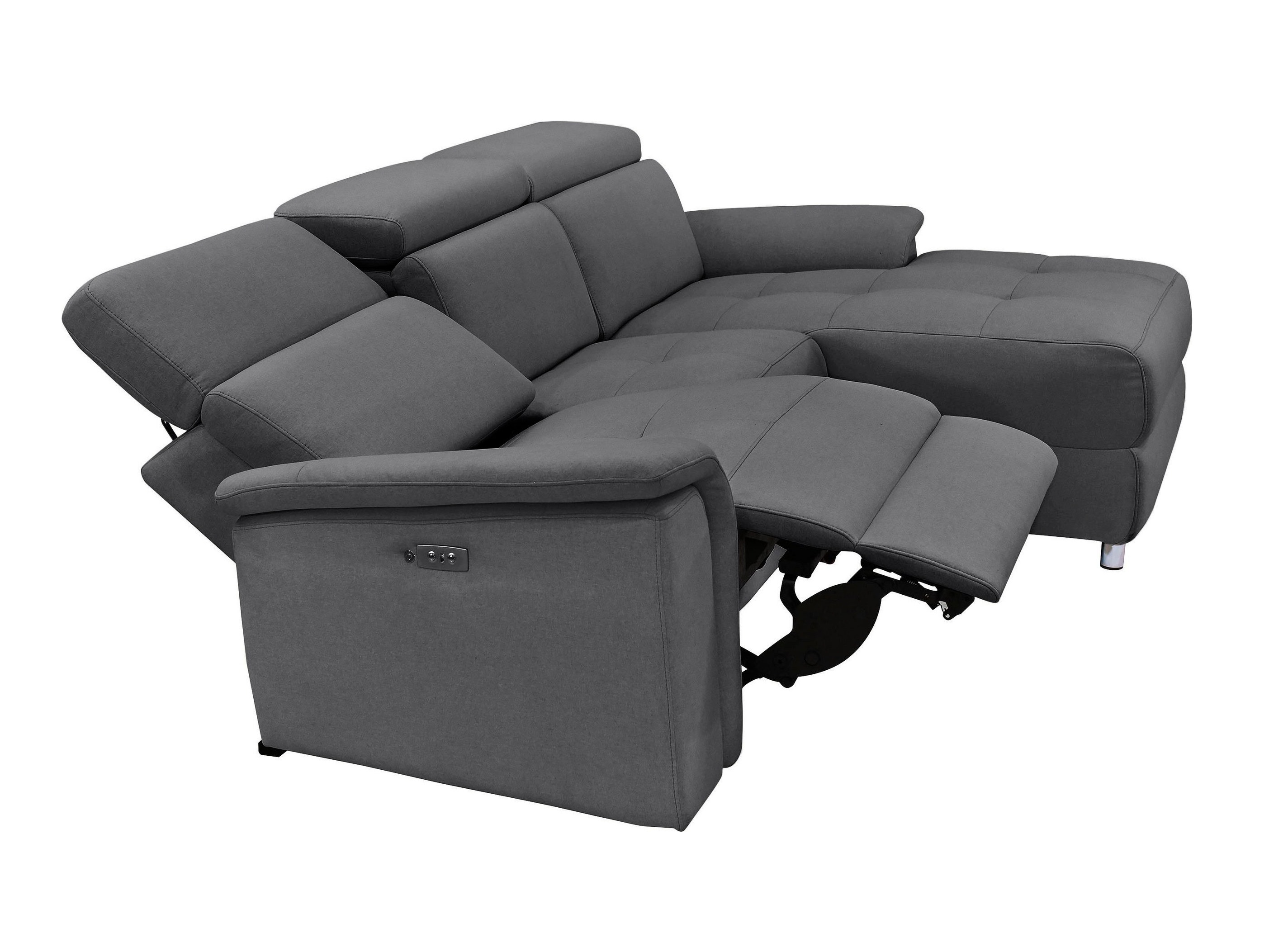 Colțar cu recliner Beldalo 106 (Antracit)