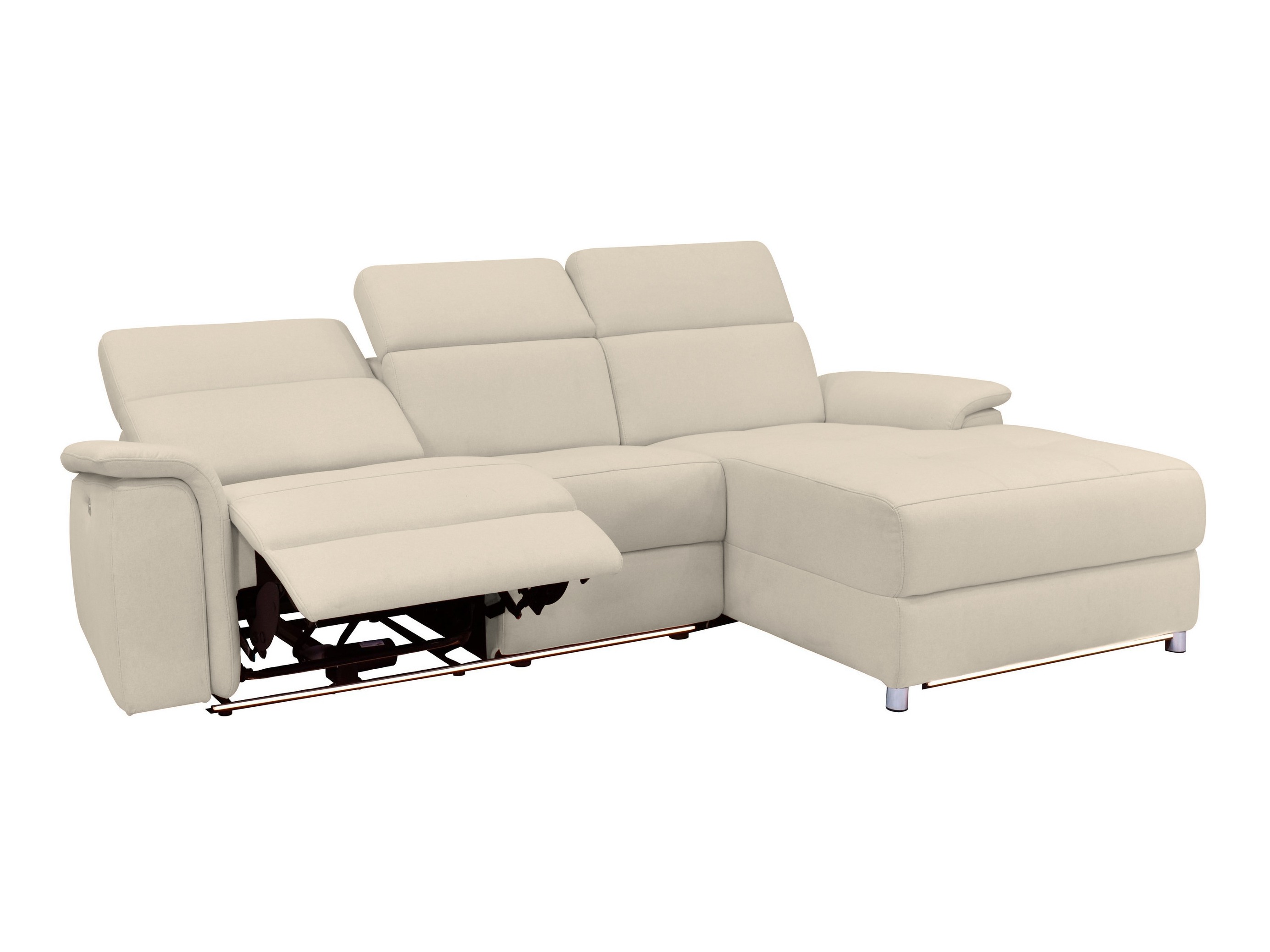 Colțar cu recliner Beldalo 106 (Crem)