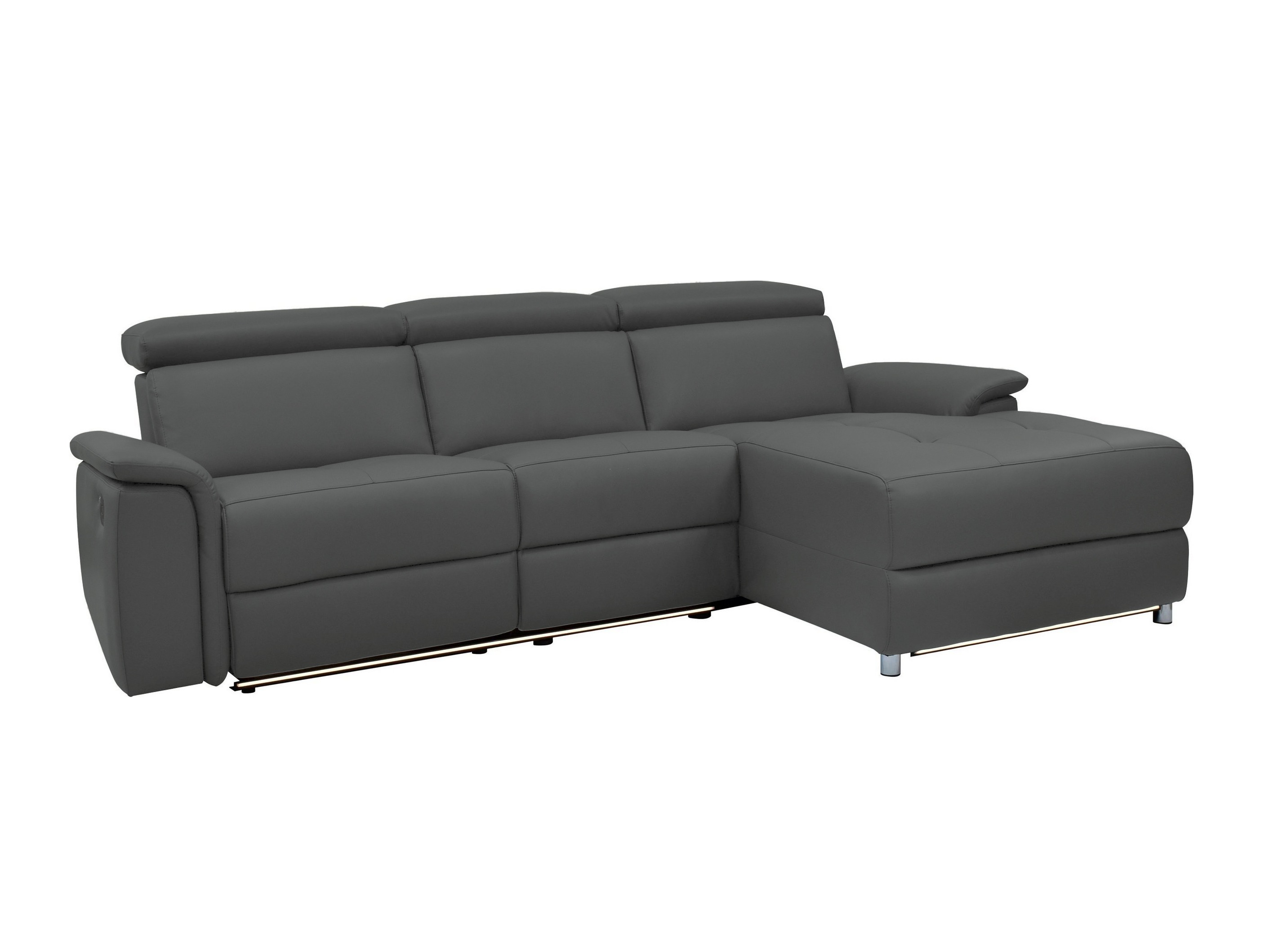 Colțar cu recliner Beldalo 106 (Gri)