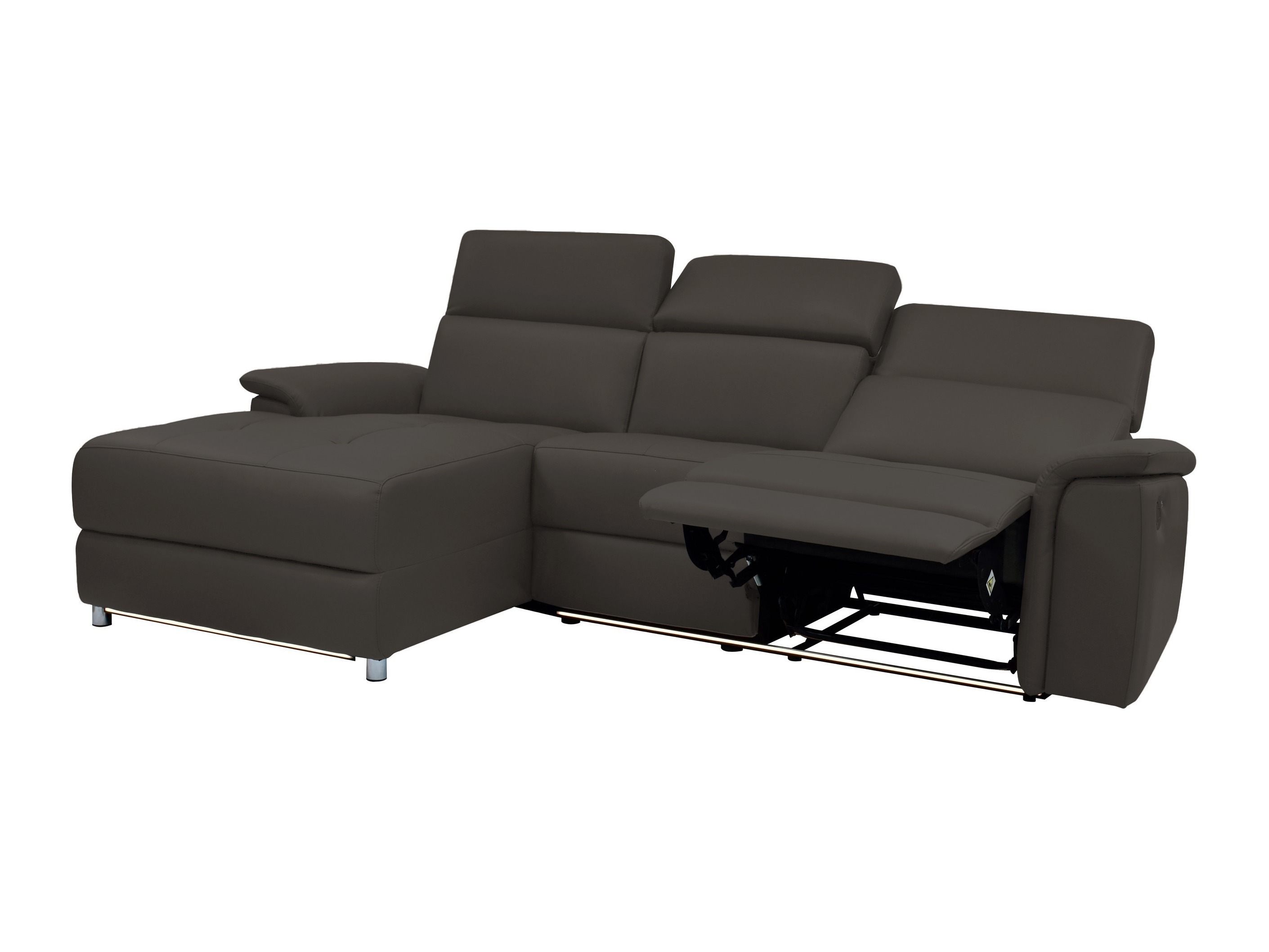 Colțar cu recliner Beldalo 106 (Maro)