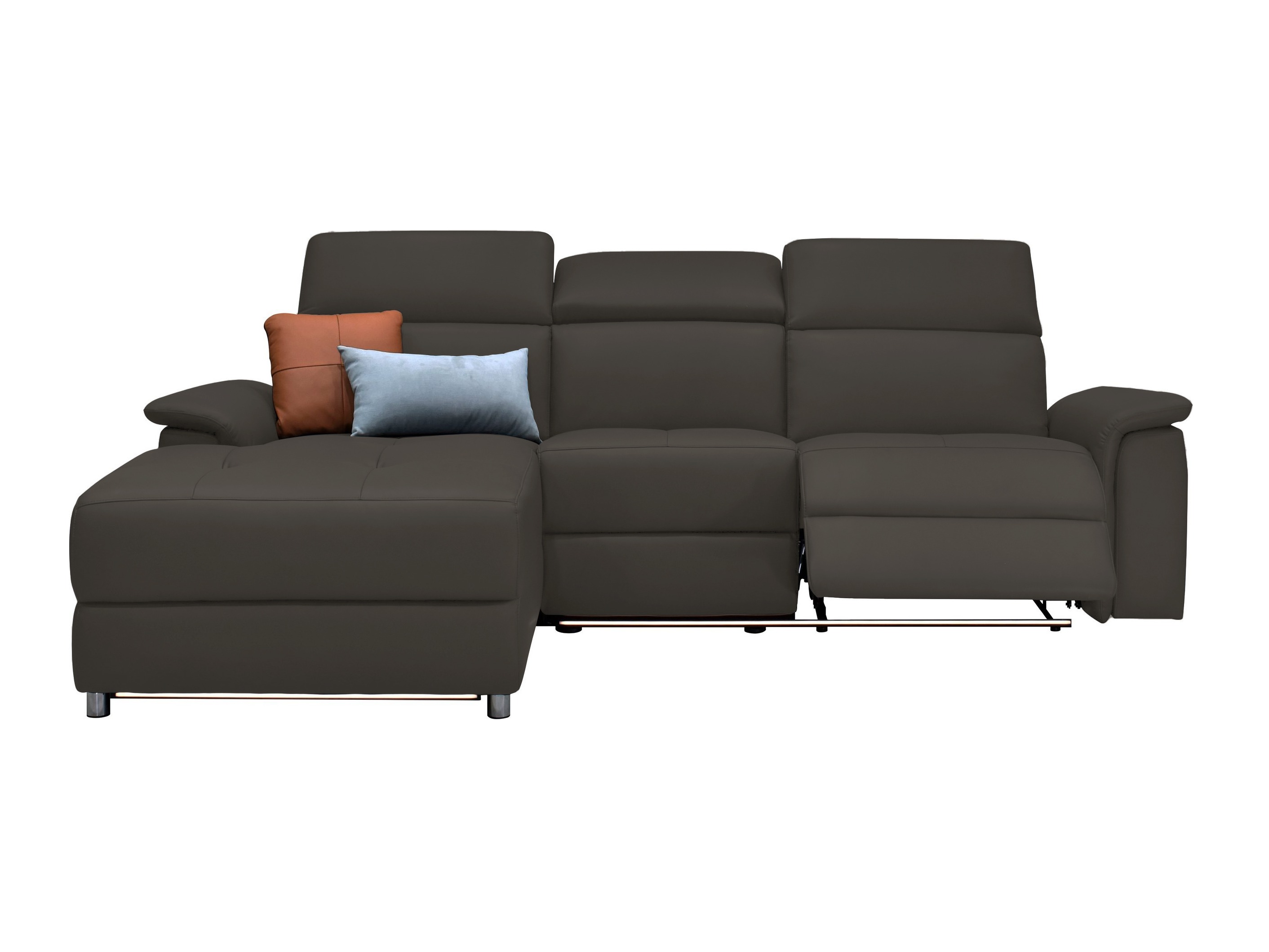 Colțar cu recliner Beldalo 106 (Maro)