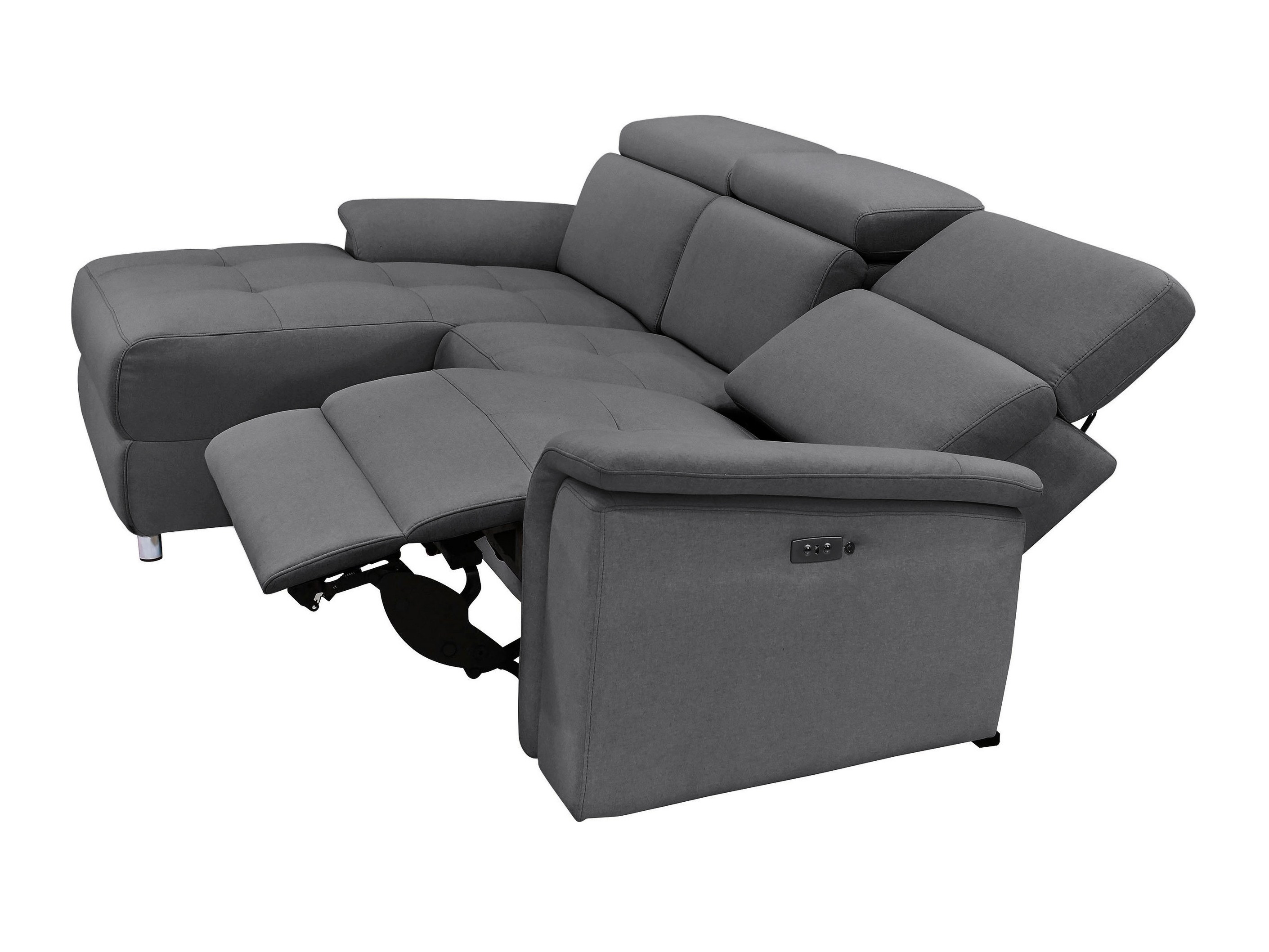 Colțar cu recliner Denton 1489 (Antracit)
