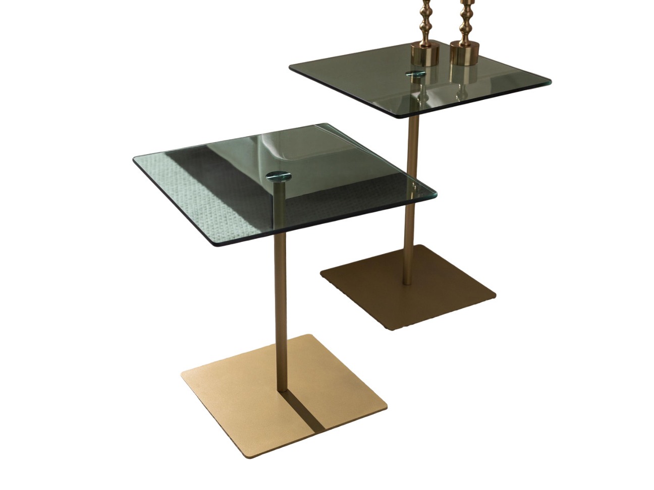 Set mese laterale Kailua 2639 (Auriu + Verde)