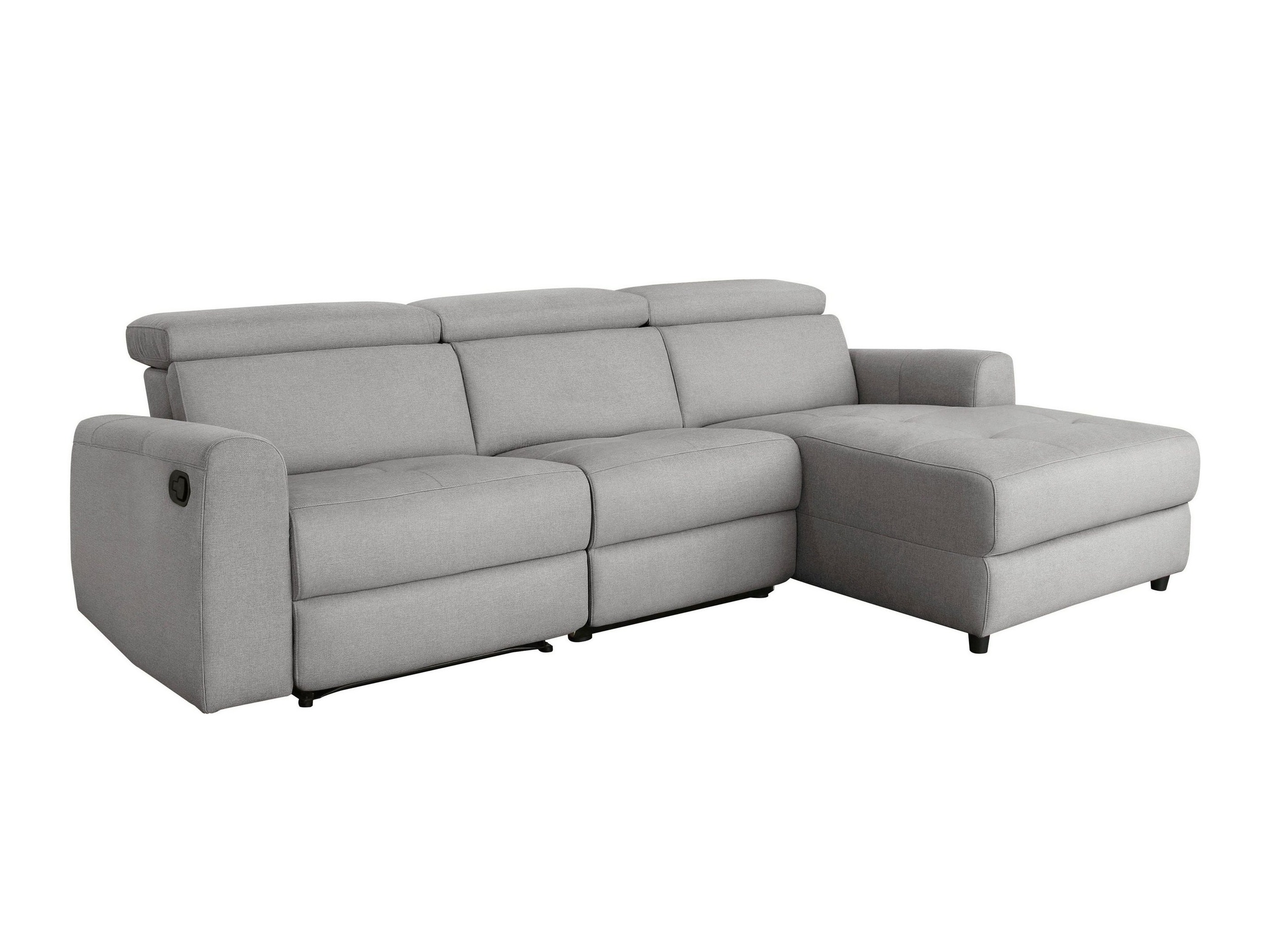 Colțar cu recliner Denton 1490 (Gri deschis)