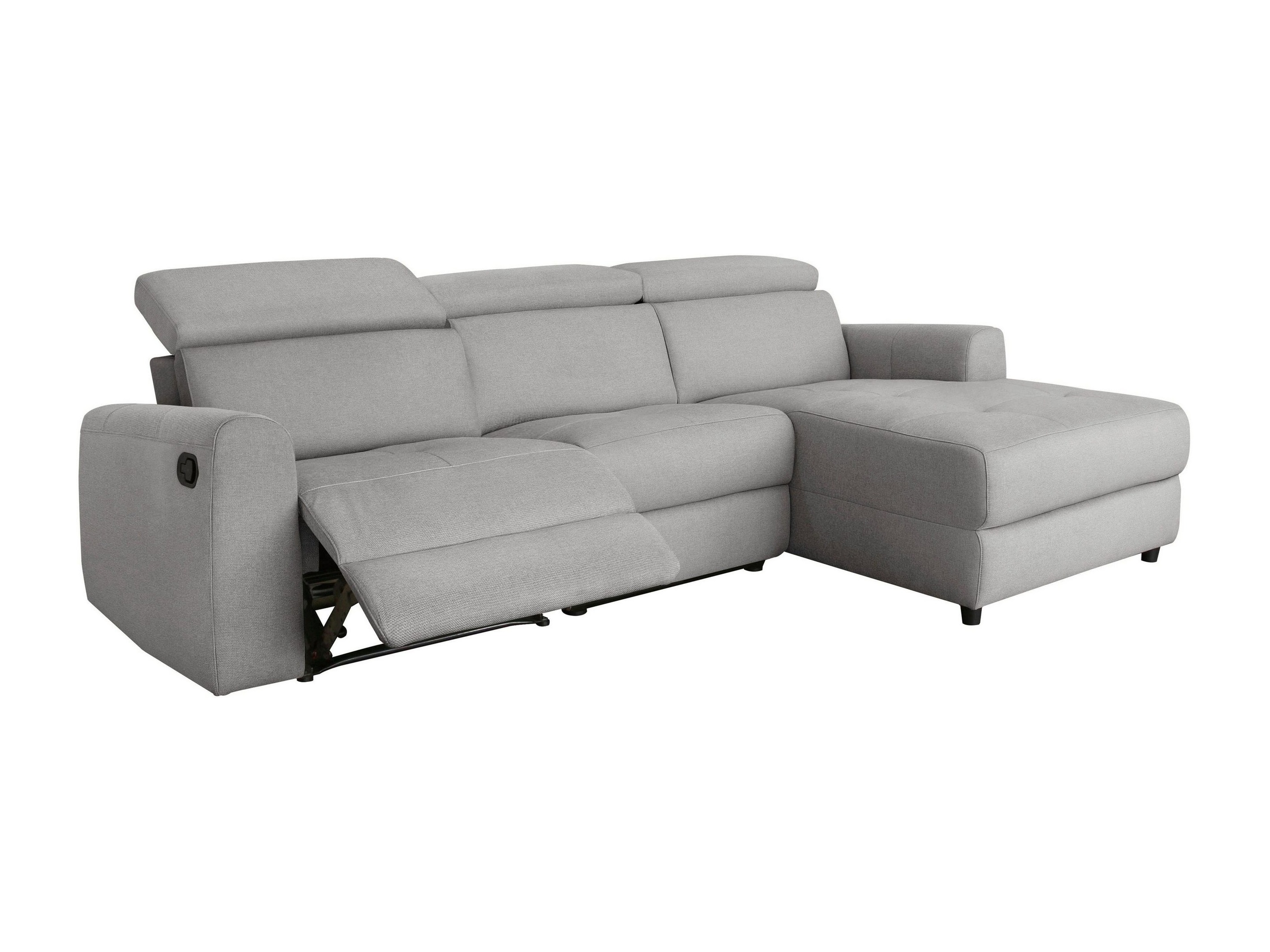 Colțar cu recliner Denton 1490 (Gri deschis)