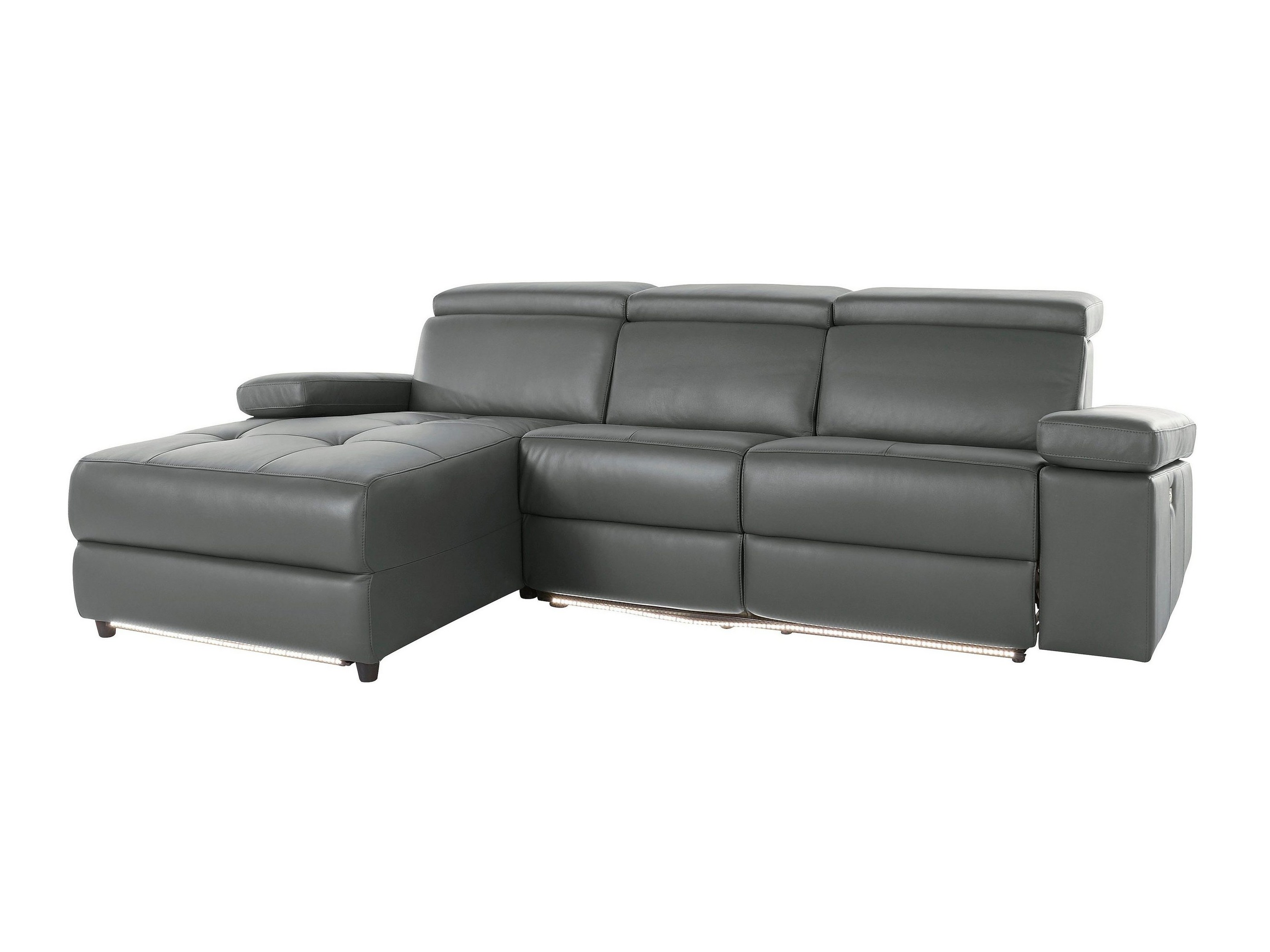 Colțar cu recliner Denton 1492 (Gri)