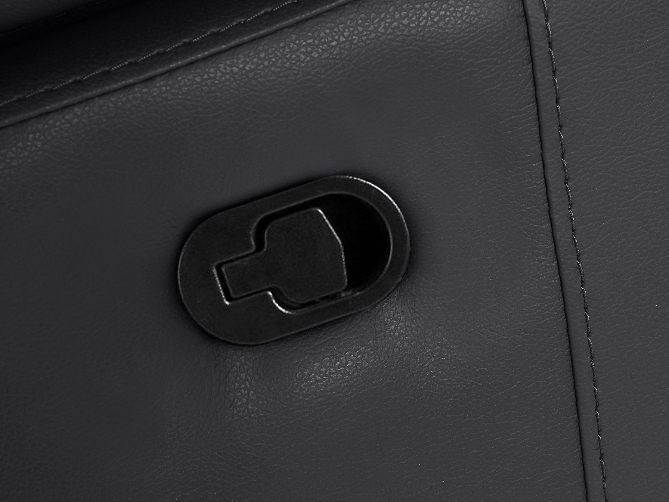 Colțar cu recliner Denton 1493 (Negru)